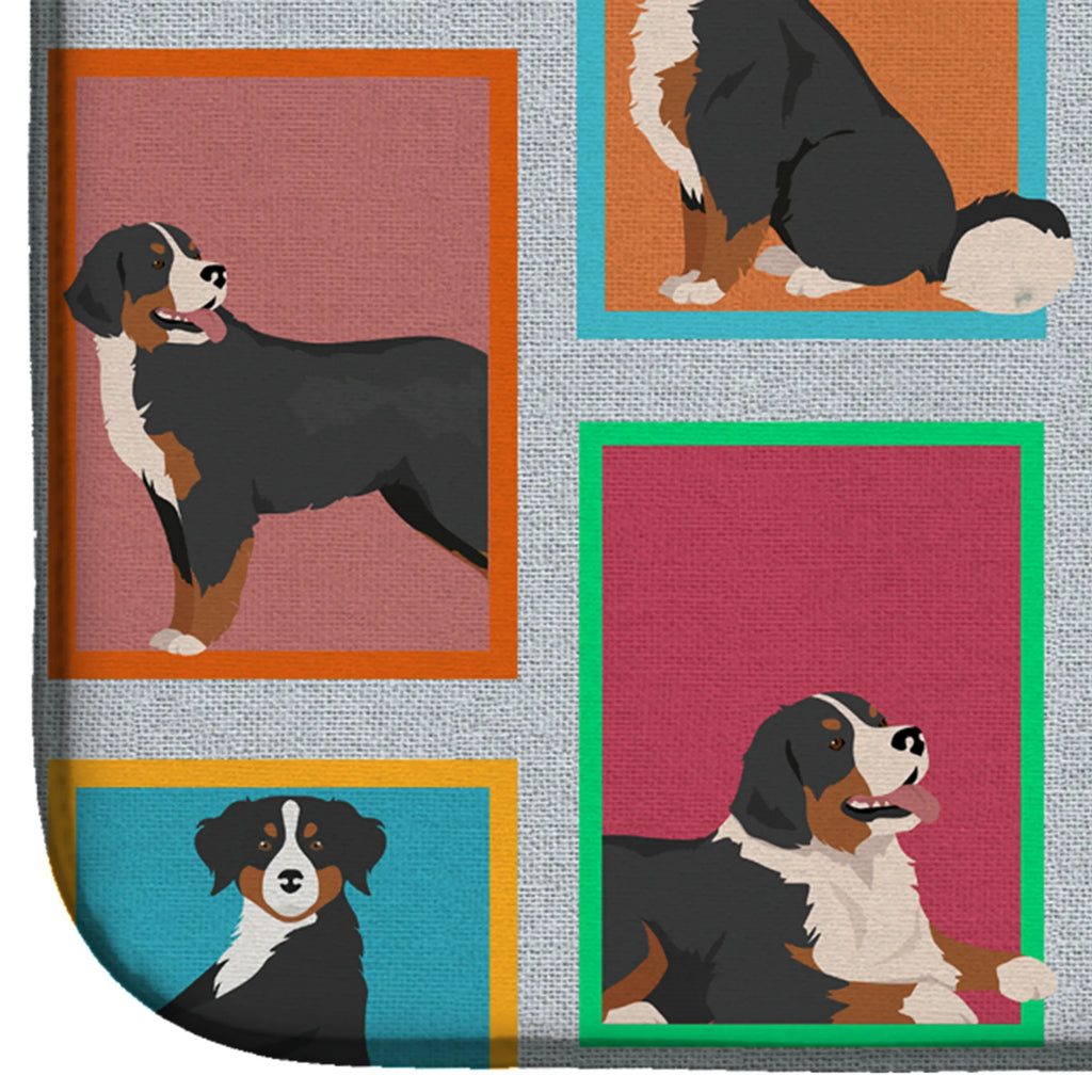 Lots of Dogs Dish Drying Mat - Size: 14  X 21" | Pack Of: 1 | Collection name: Lots of dogs