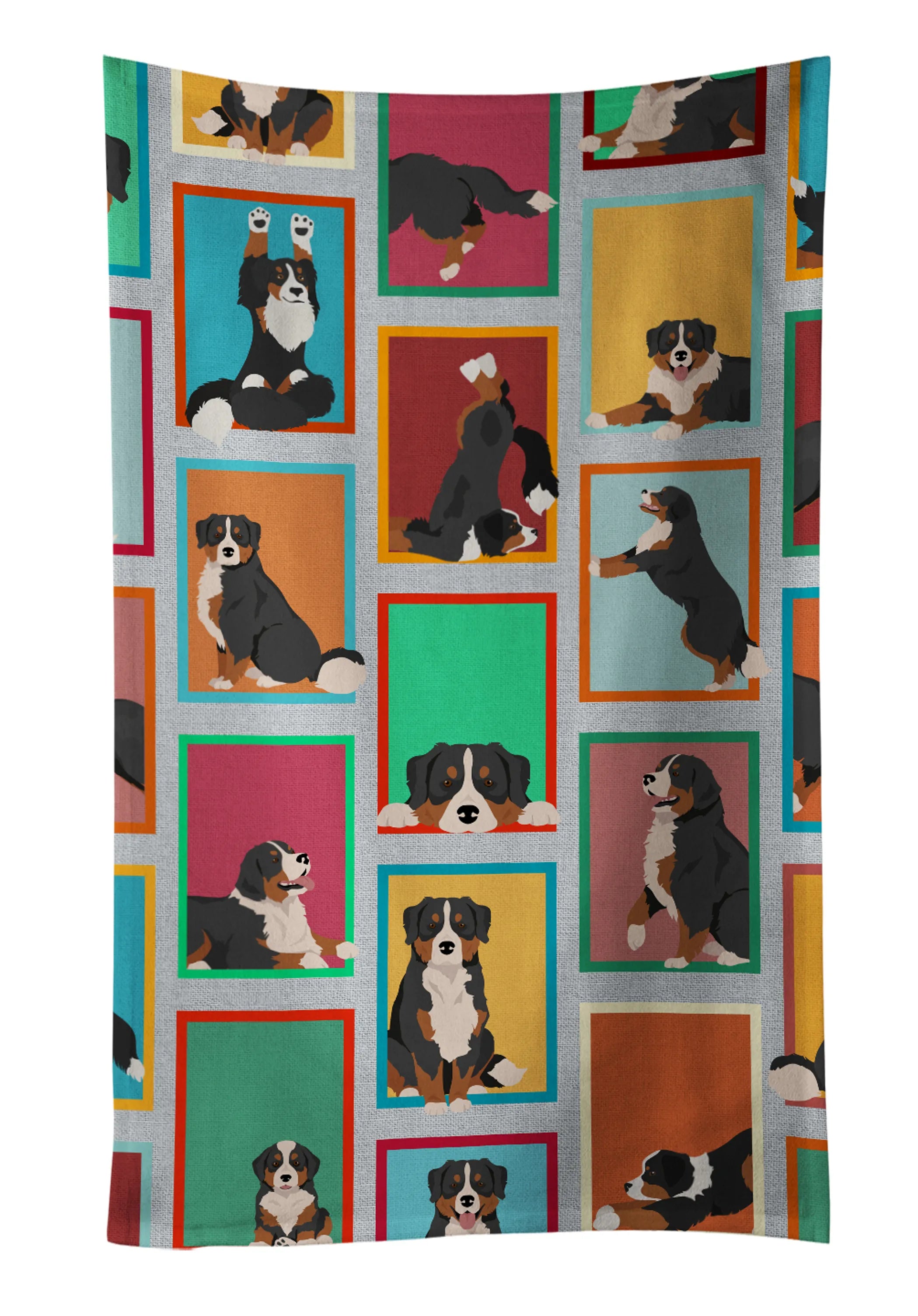 Lots of Dogs Kitchen Towel - Size: 25HX15W | Pack Of: 1 | Collection name: Lots of dogs