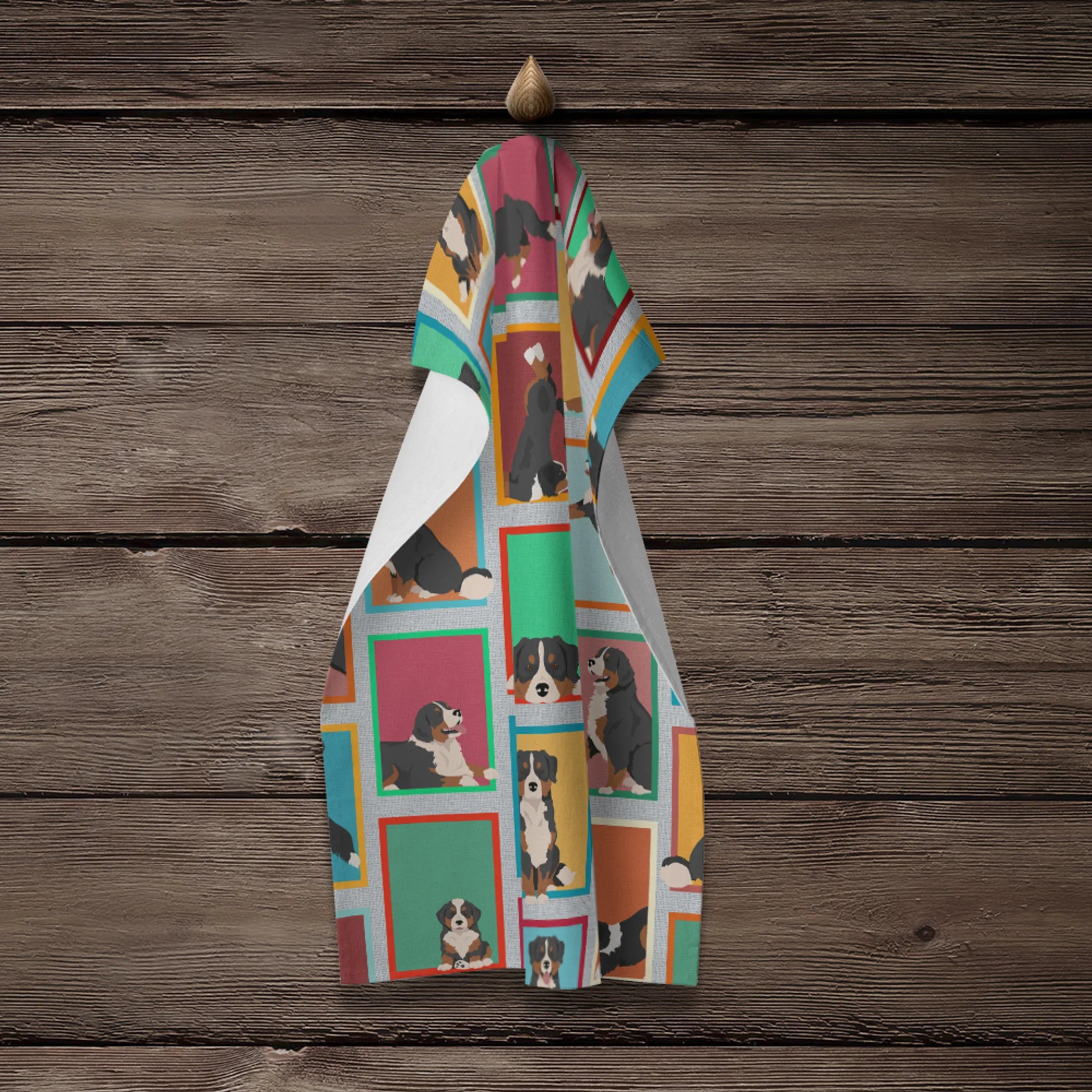 Lots of Dogs Kitchen Towel - Size: 25HX15W | Pack Of: 1 | Collection name: Lots of dogs