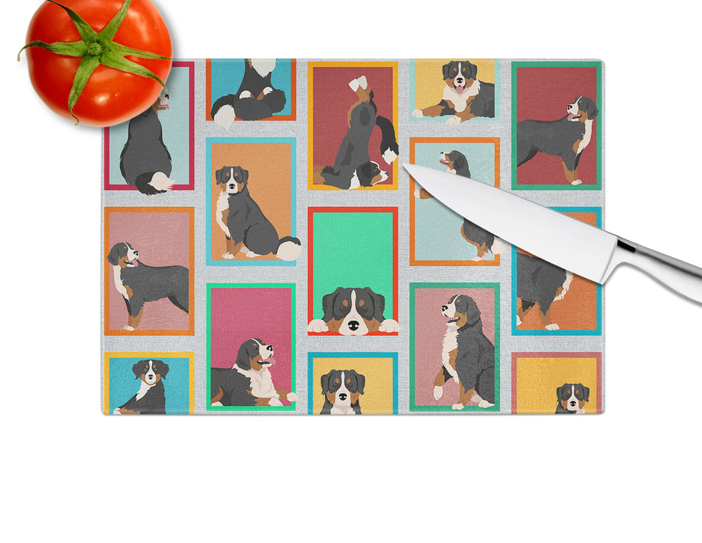 Lots of Dogs Glass Cutting Board - Size: LARGE | Pack Of: 1 | Collection name: Lots of dogs