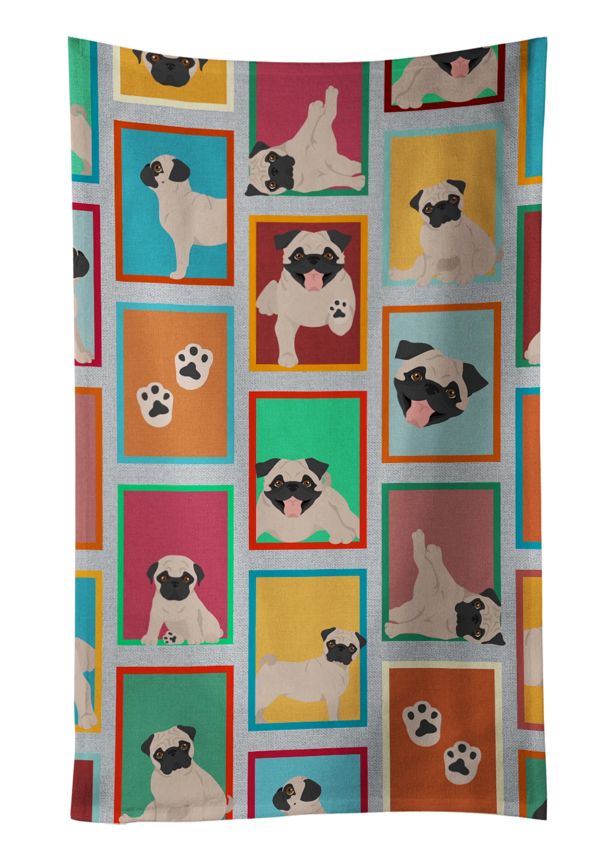 Lots of Dogs Kitchen Towel - Size: 25HX15W | Pack Of: 1 | Collection name: Lots of dogs