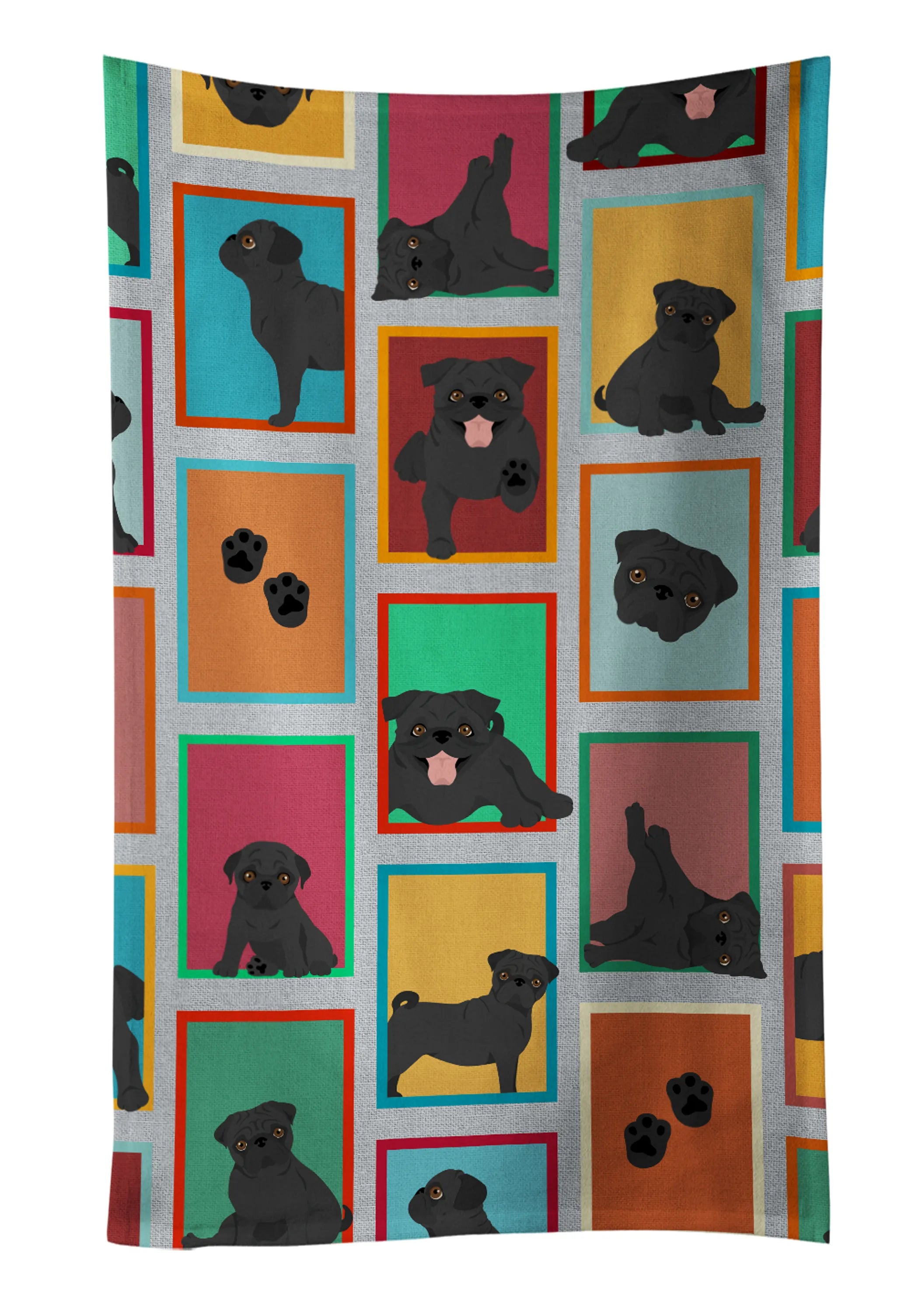 Lots of Dogs Kitchen Towel - Size: 25HX15W | Pack Of: 1 | Collection name: Lots of dogs