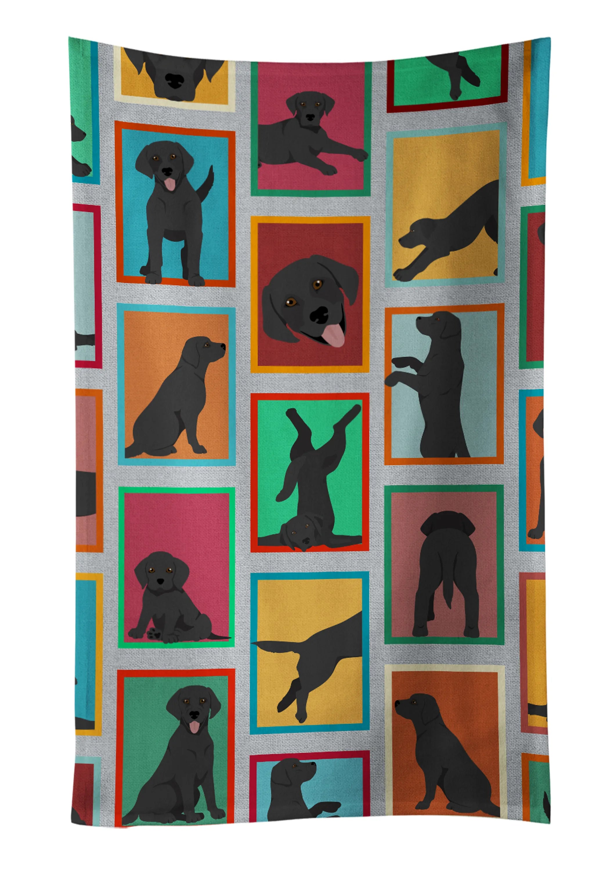 Lots of Dogs Kitchen Towel - Size: 25HX15W | Pack Of: 1 | Collection name: Lots of dogs