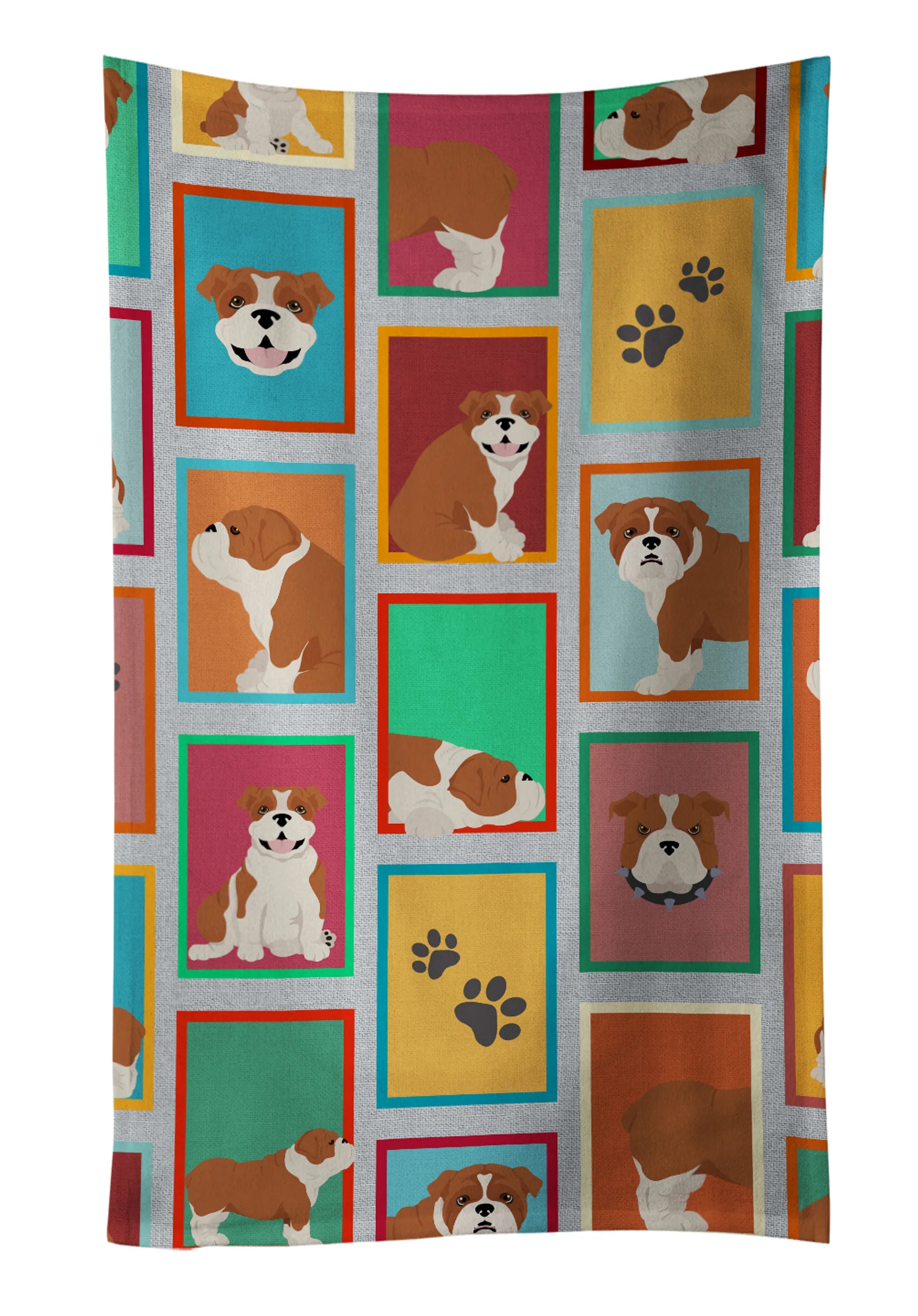 Lots of Dogs Kitchen Towel - Size: 25HX15W | Pack Of: 1 | Collection name: Lots of dogs