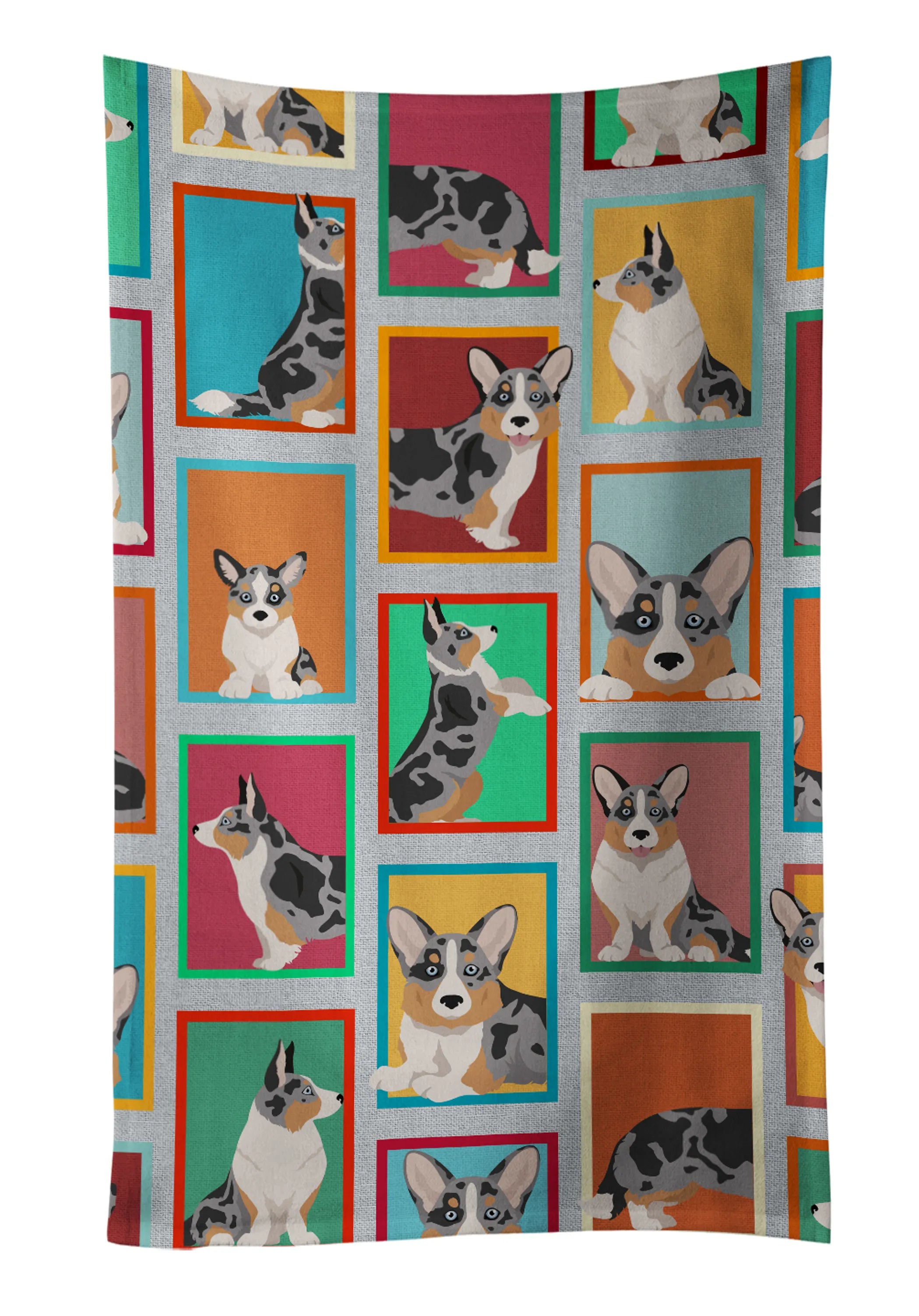 Lots of Dogs Kitchen Towel - Size: 25HX15W | Pack Of: 1 | Collection name: Lots of dogs