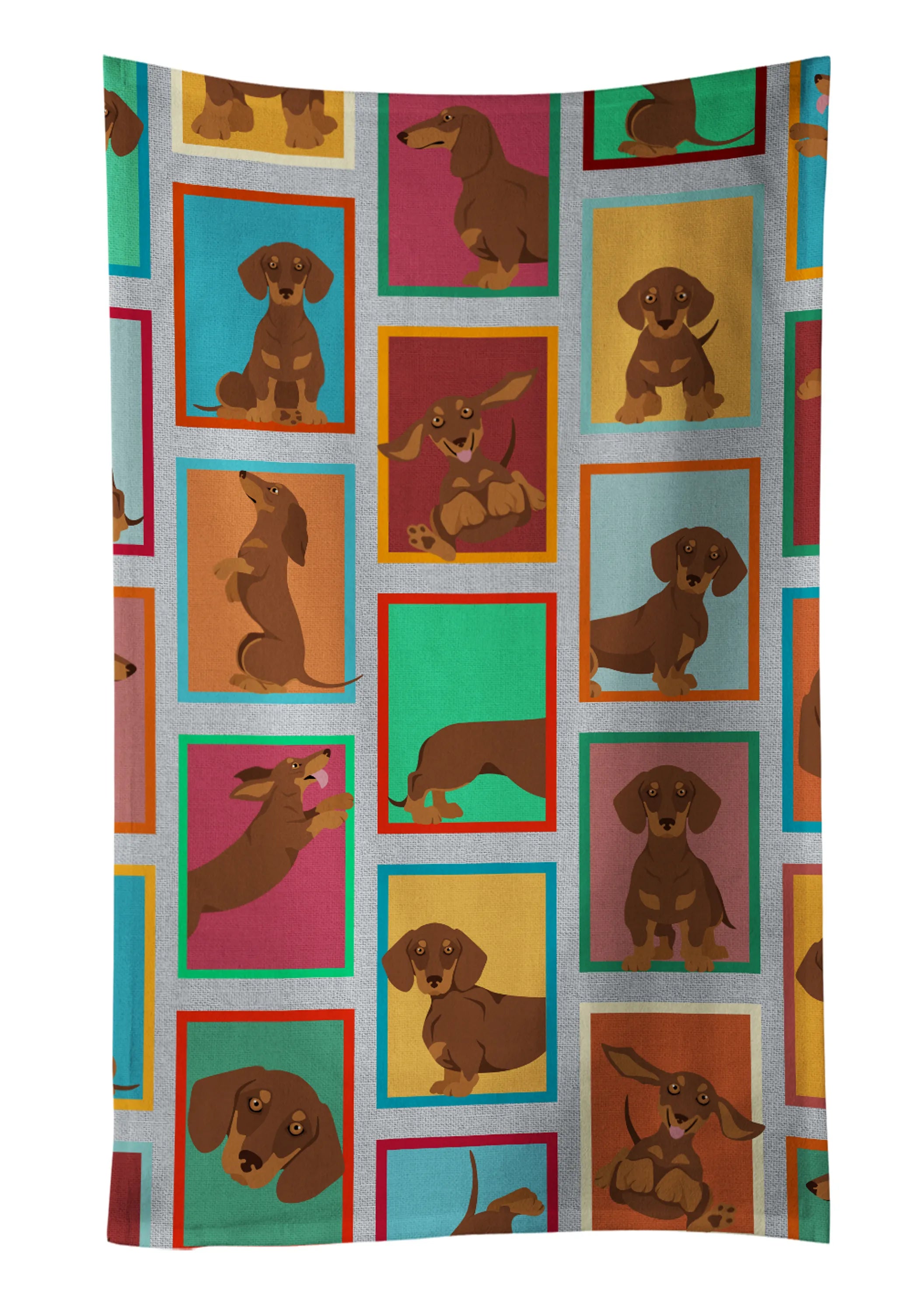Lots of Dogs Kitchen Towel - Size: 25HX15W | Pack Of: 1 | Collection name: Lots of dogs