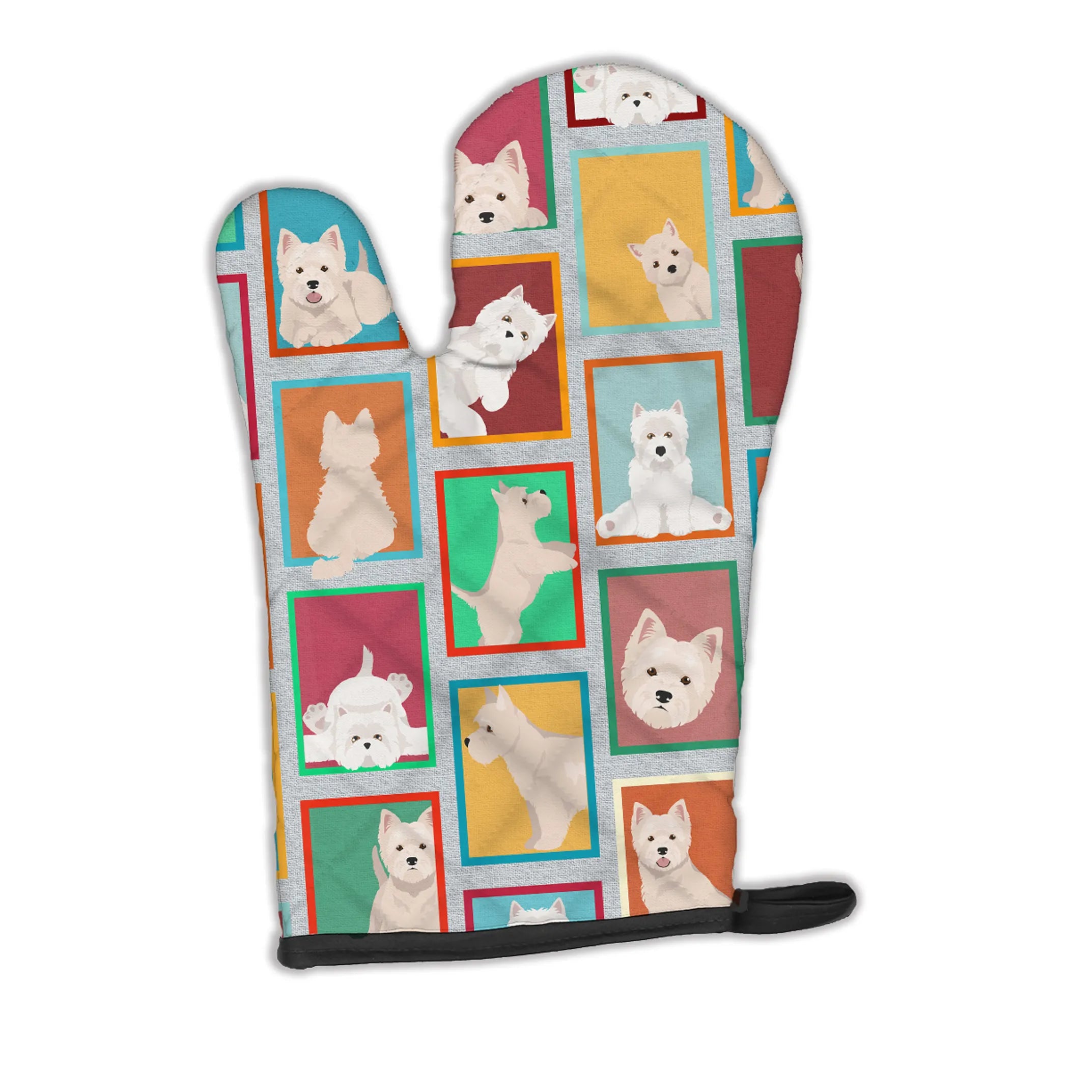 Lots of Dogs Oven Mitt - Size: 12HX8.5W | Pack Of: 1 | Collection name: Lots of dogs