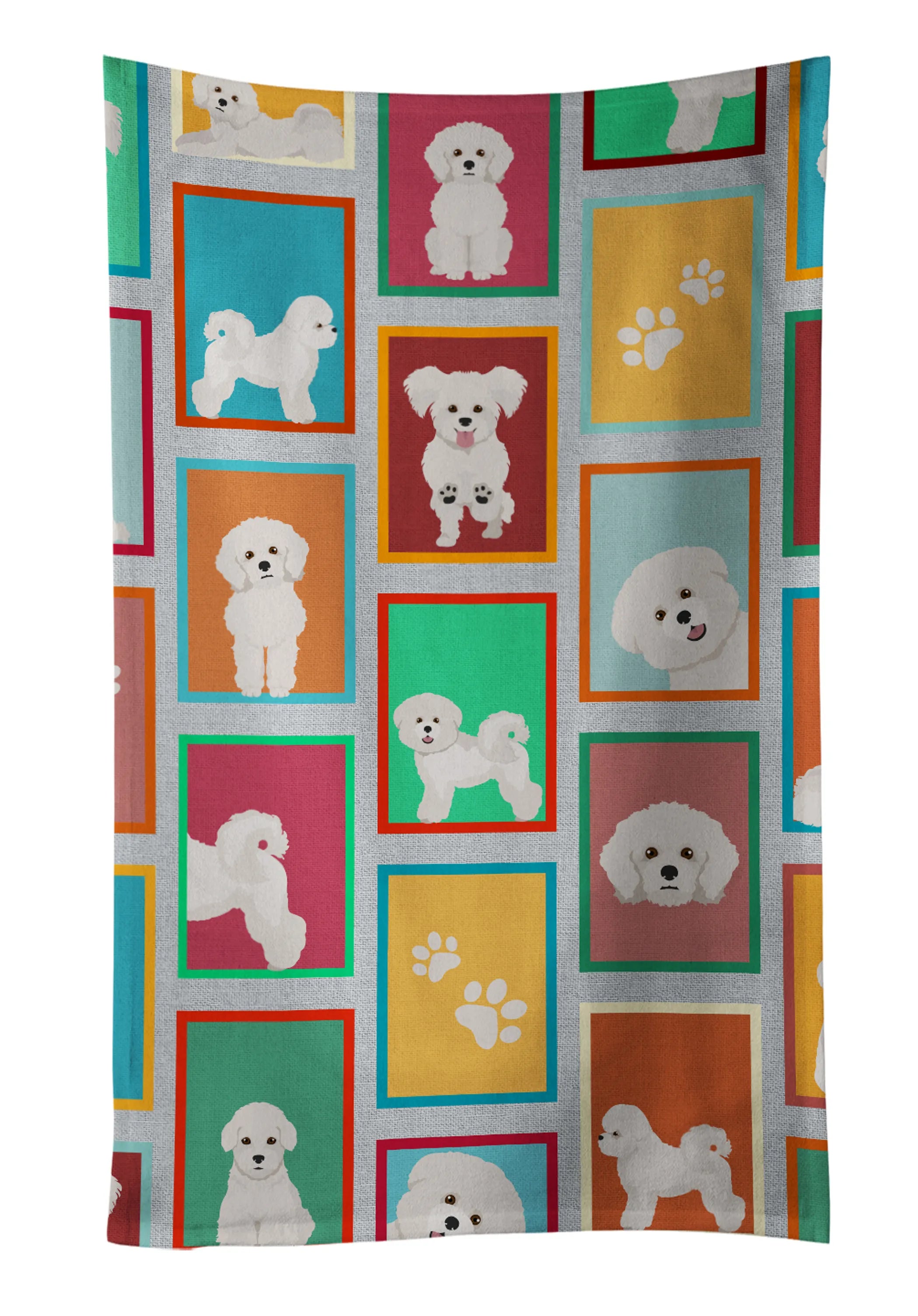 Lots of Dogs Kitchen Towel - Size: 25HX15W | Pack Of: 1 | Collection name: Lots of dogs