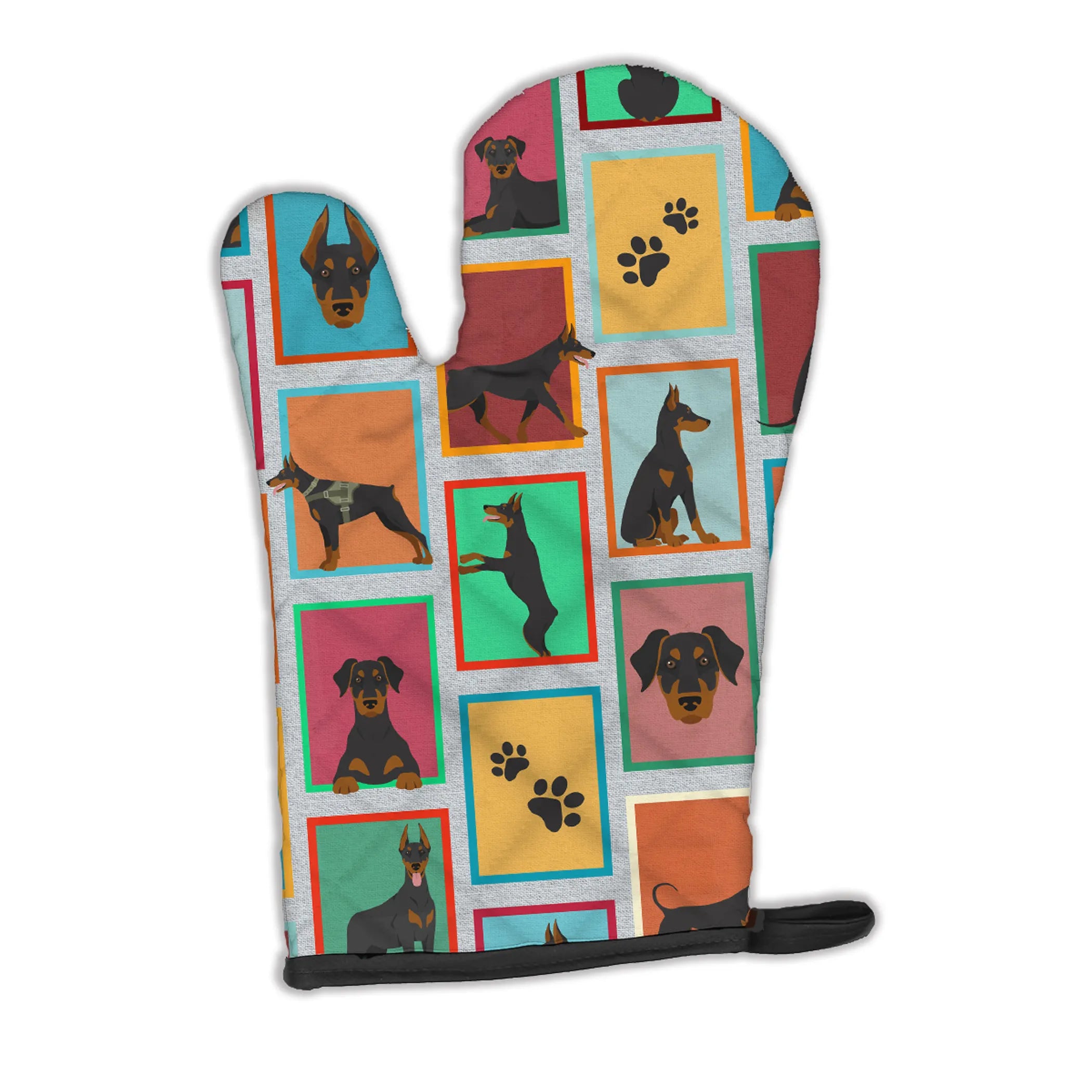 Lots of Dogs Oven Mitt - Size: 12HX8.5W | Pack Of: 1 | Collection name: Lots of dogs