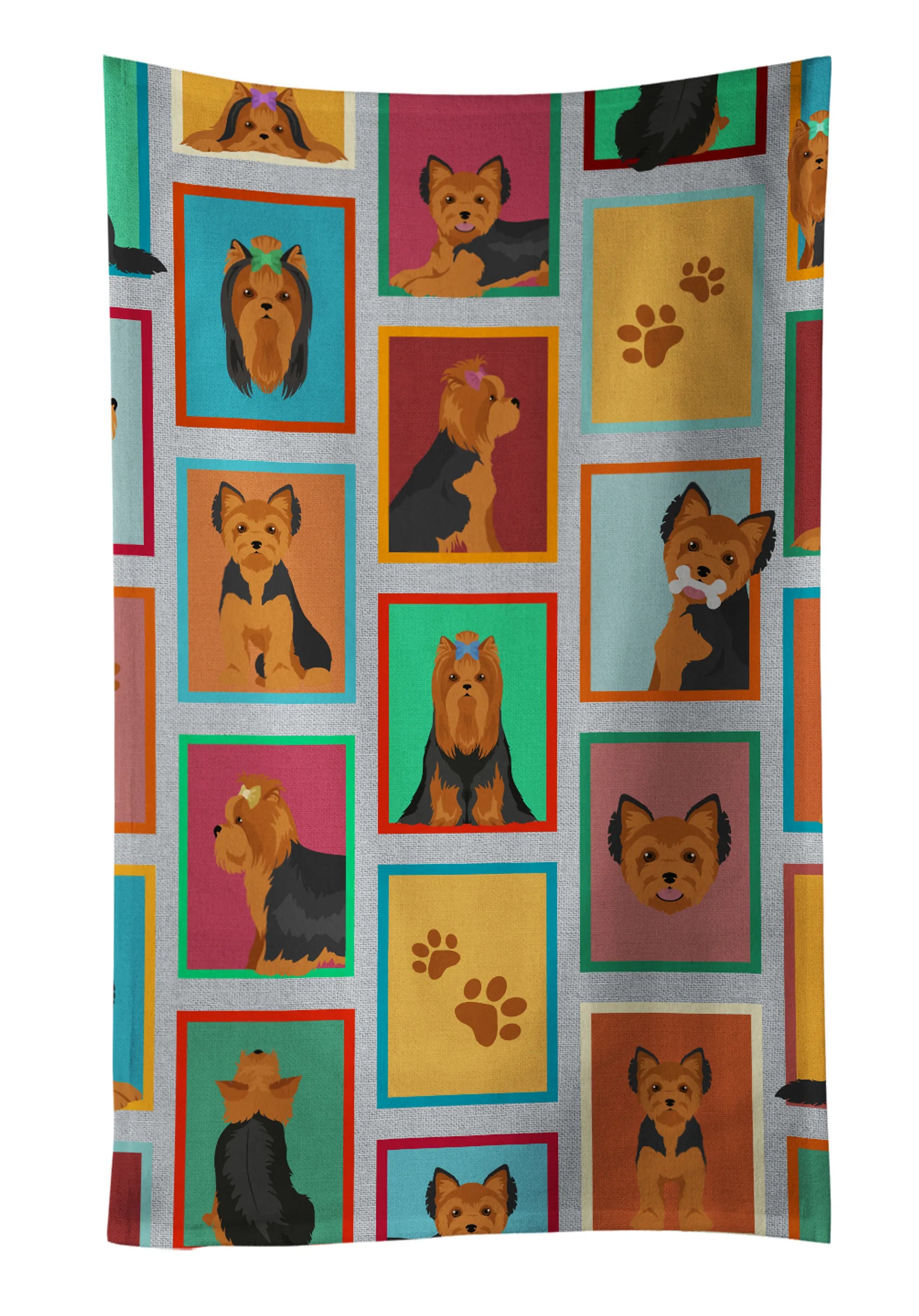 Lots of Dogs Kitchen Towel - Size: 25HX15W | Pack Of: 1 | Collection name: Lots of dogs