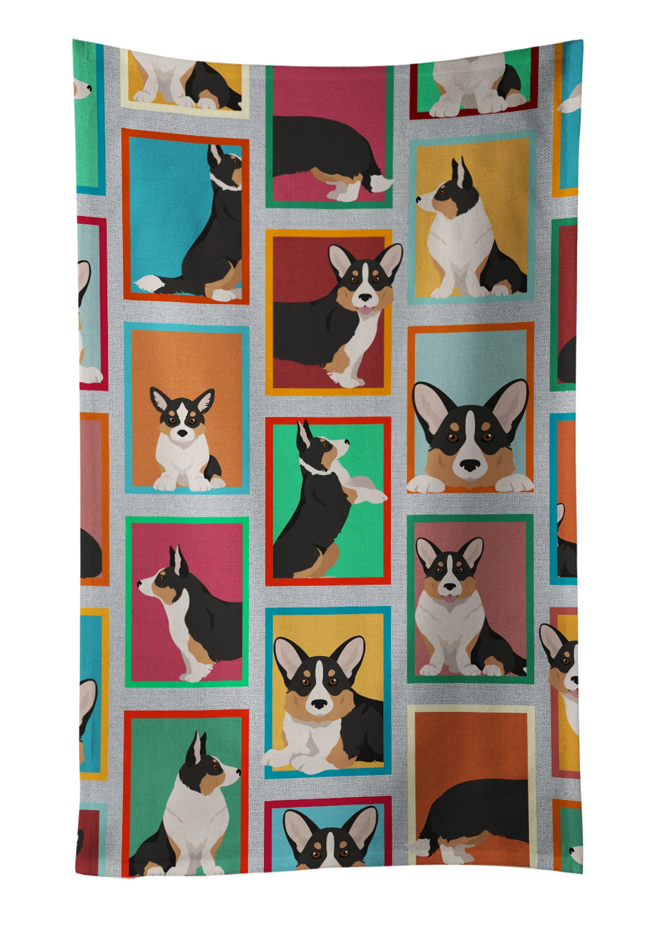 Lots of Dogs Kitchen Towel - Size: 25HX15W | Pack Of: 1 | Collection name: Lots of dogs