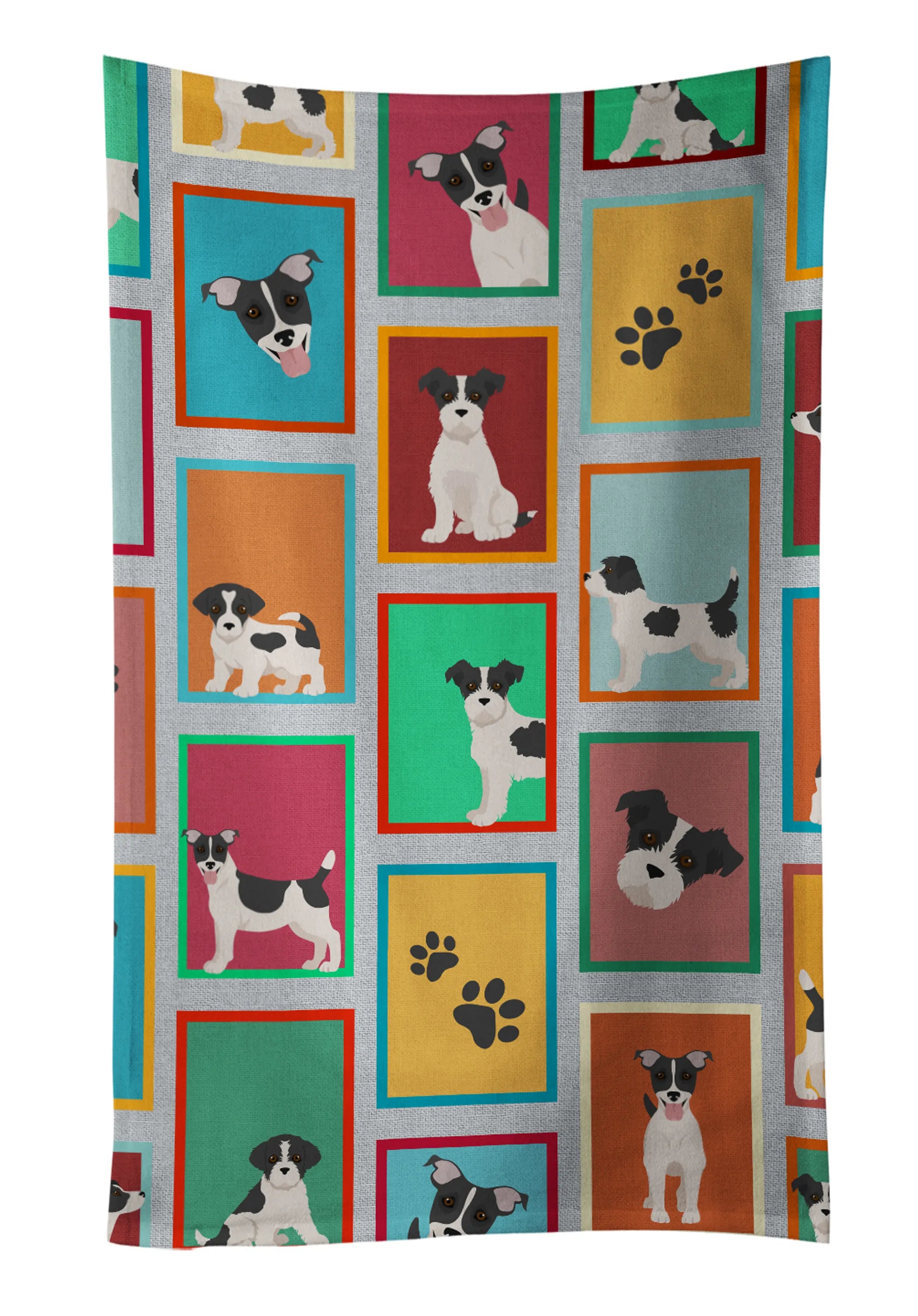 Lots of Dogs Kitchen Towel - Size: 25HX15W | Pack Of: 1 | Collection name: Lots of dogs
