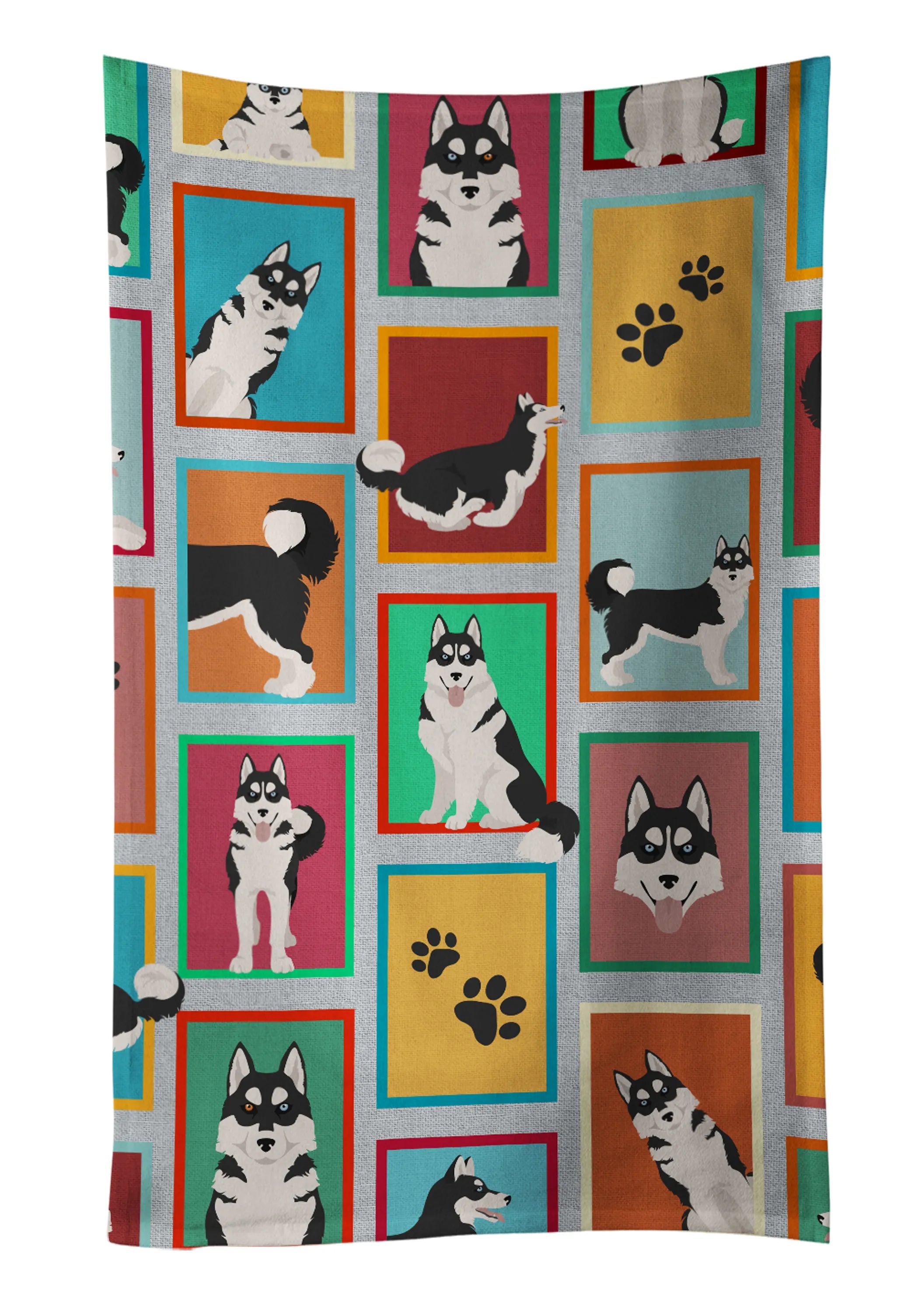 Lots of Dogs Kitchen Towel - Size: 25HX15W | Pack Of: 1 | Collection name: Lots of dogs