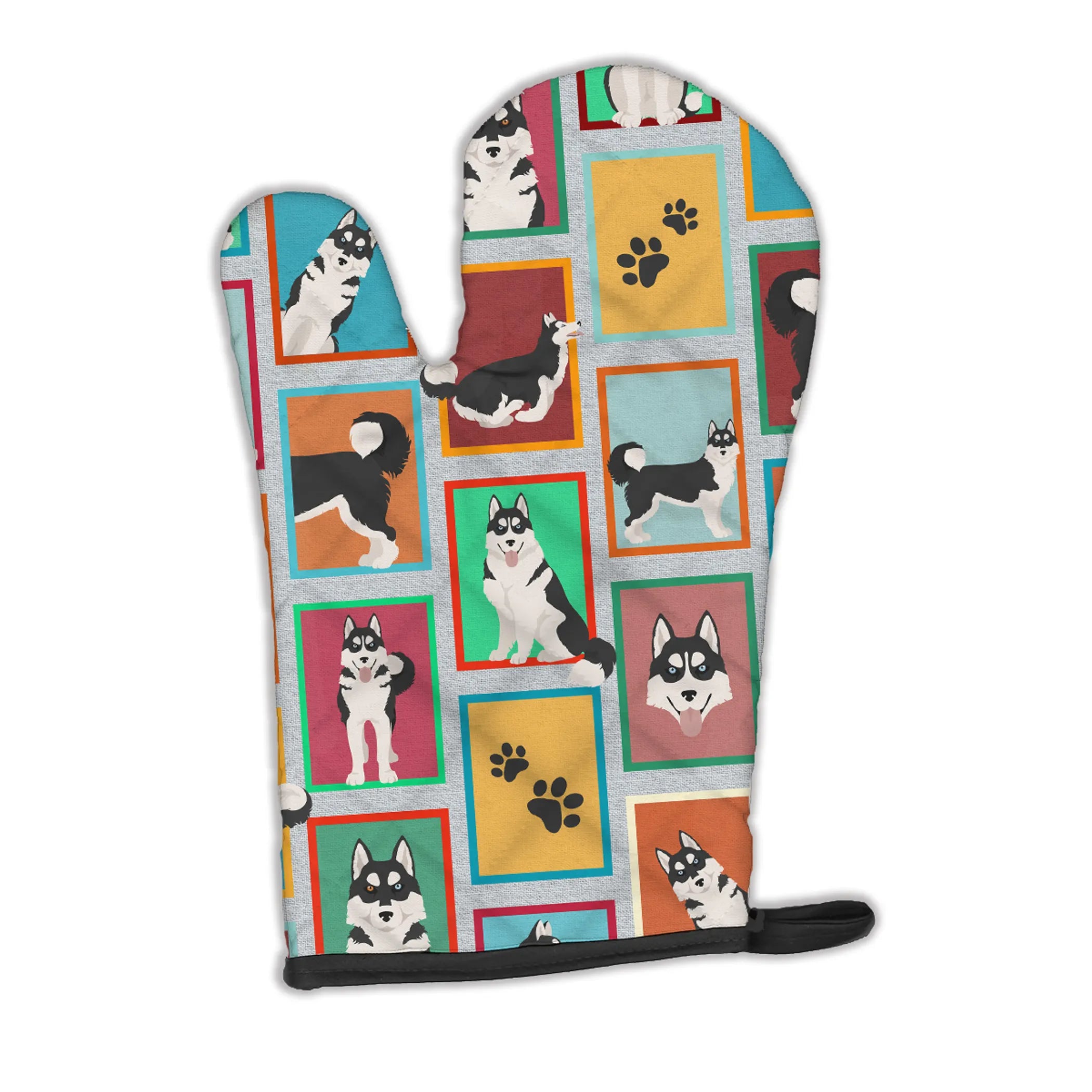 Lots of Dogs Oven Mitt - Size: 12HX8.5W | Pack Of: 1 | Collection name: Lots of dogs