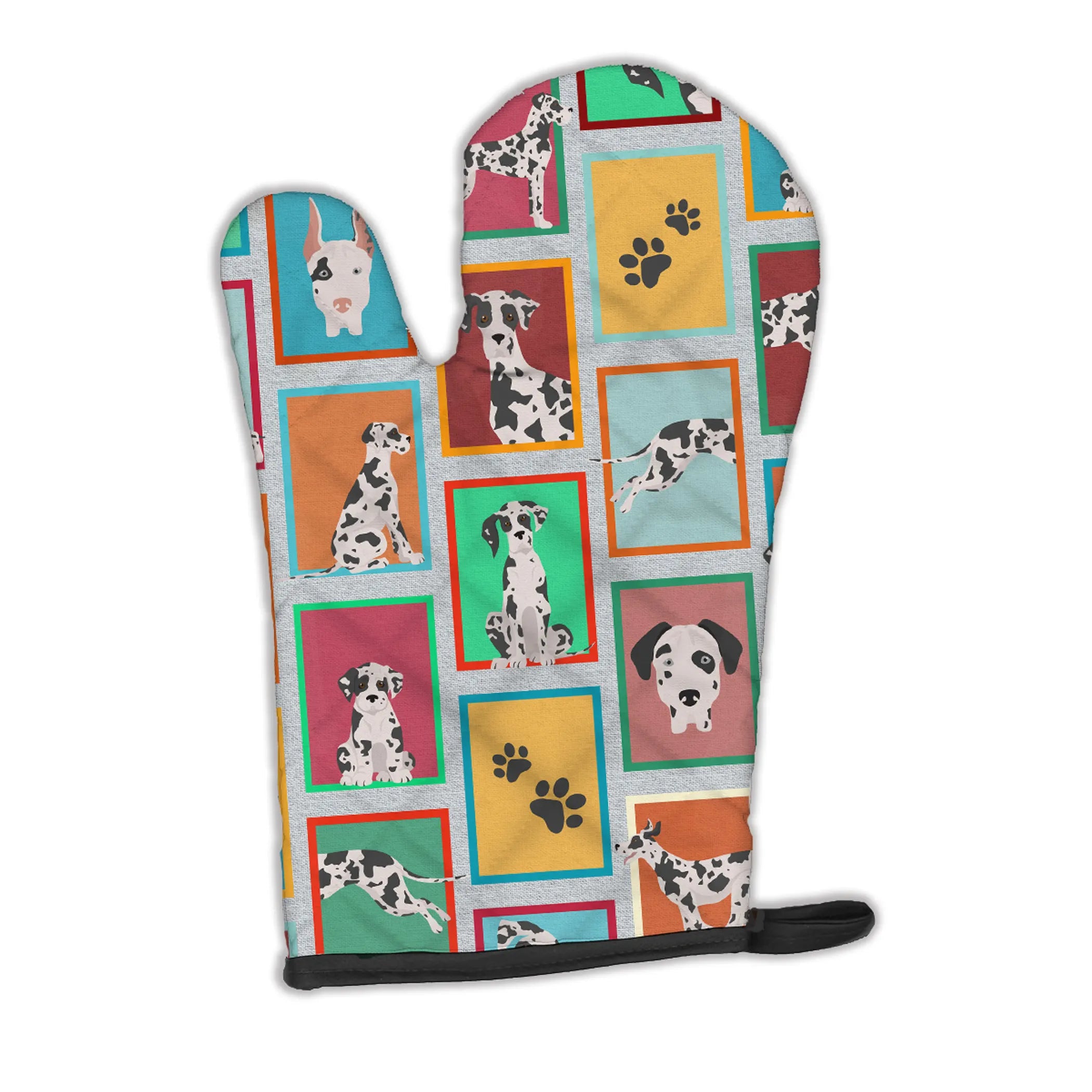 Lots of Dogs Oven Mitt - Size: 12HX8.5W | Pack Of: 1 | Collection name: Lots of dogs