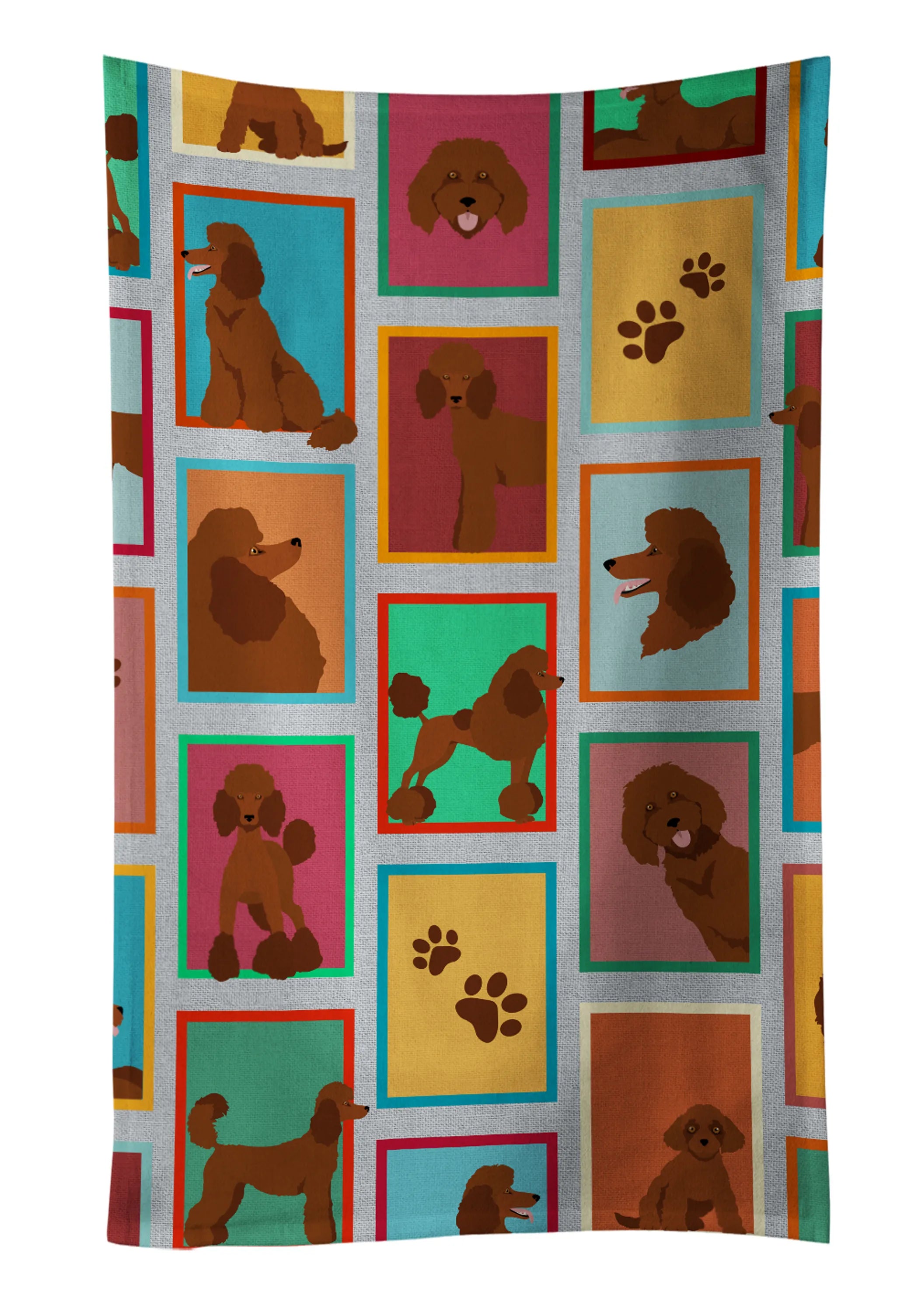 Lots of Dogs Kitchen Towel - Size: 25HX15W | Pack Of: 1 | Collection name: Lots of dogs