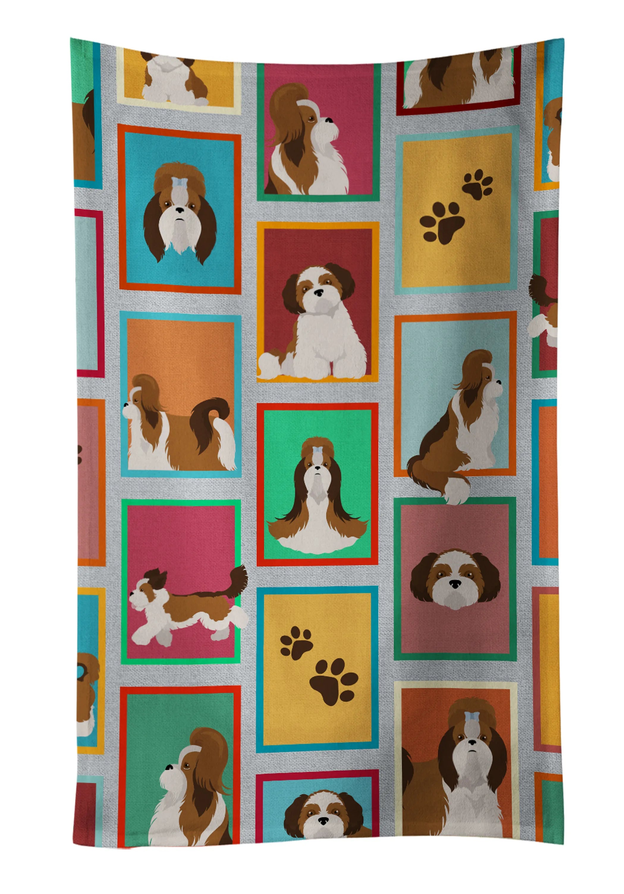 Lots of Dogs Kitchen Towel - Size: 25HX15W | Pack Of: 1 | Collection name: Lots of dogs