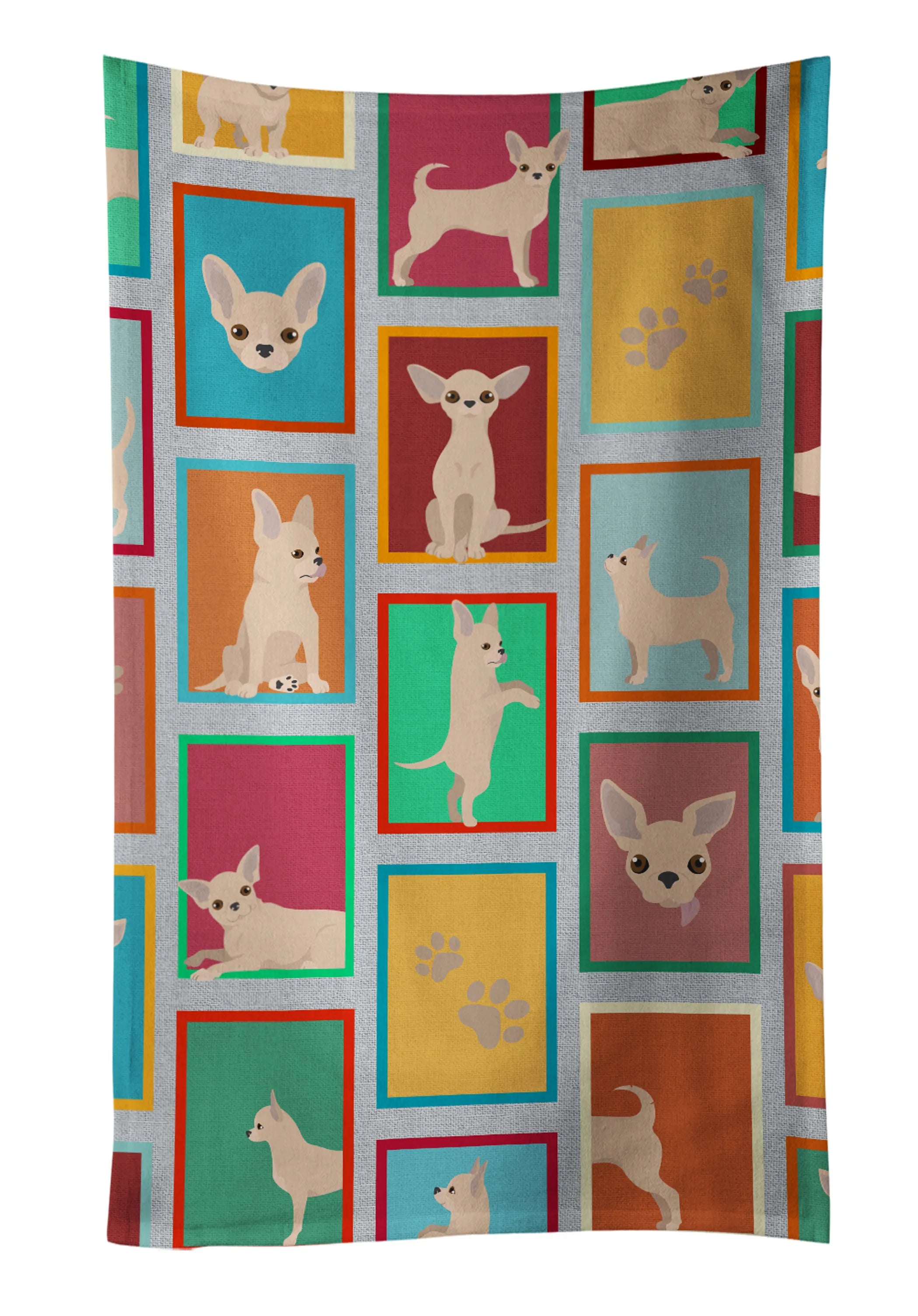 Lots of Dogs Kitchen Towel - Size: 25HX15W | Pack Of: 1 | Collection name: Lots of dogs