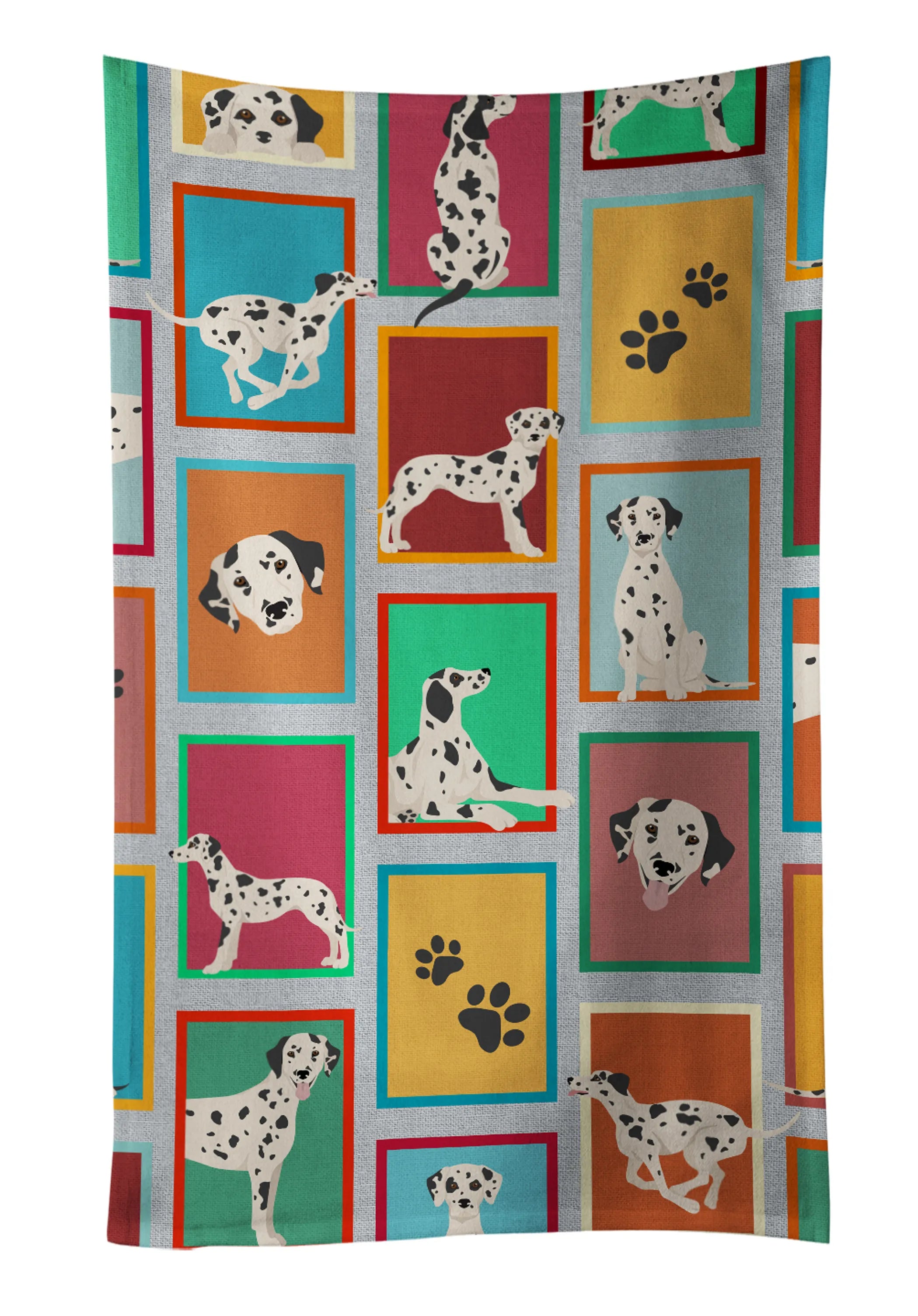 Lots of Dogs Kitchen Towel - Size: 25HX15W | Pack Of: 1 | Collection name: Lots of dogs