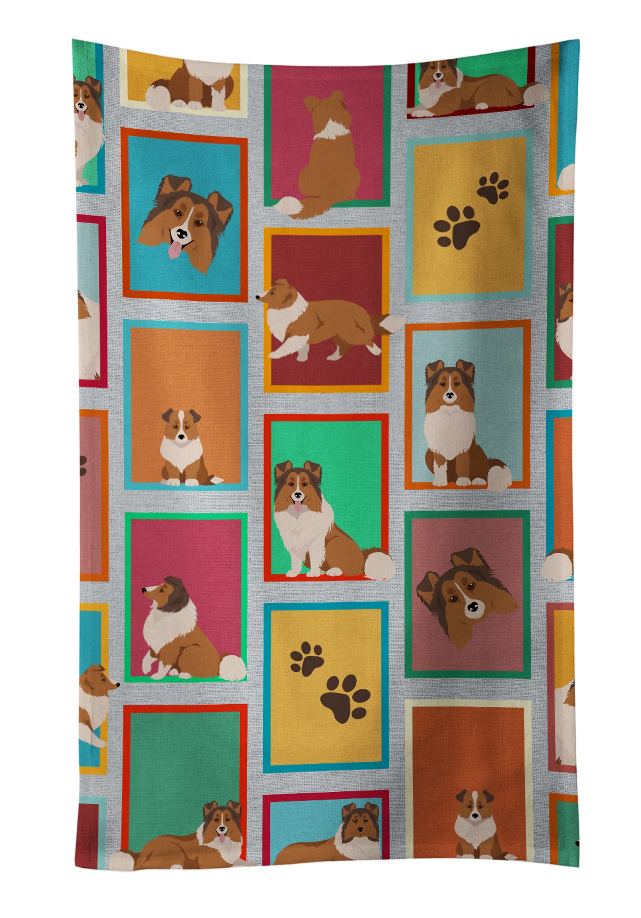 Lots of Dogs Kitchen Towel - Size: 25HX15W | Pack Of: 1 | Collection name: Lots of dogs