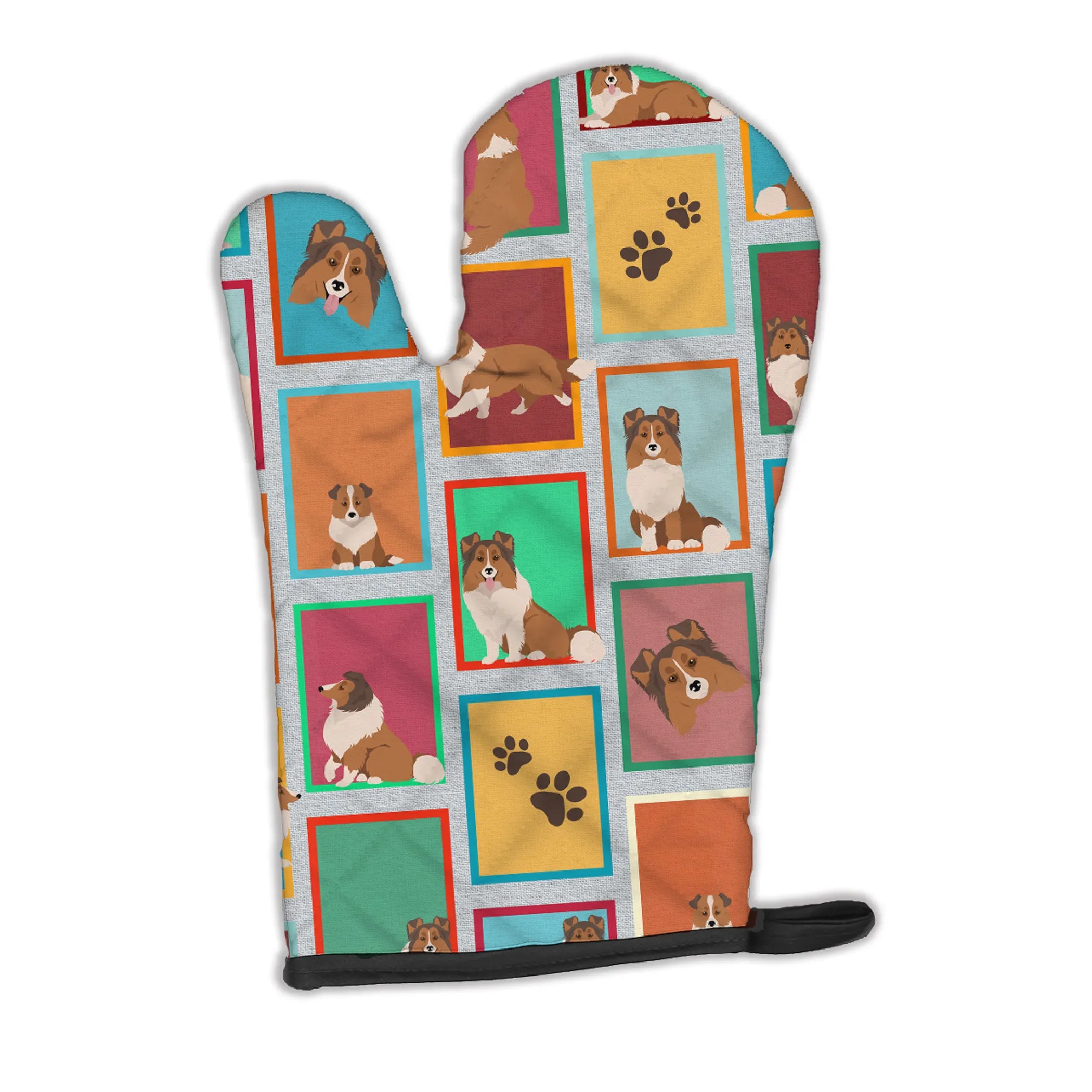 Lots of Dogs Oven Mitt - Size: 12HX8.5W | Pack Of: 1 | Collection name: Lots of dogs