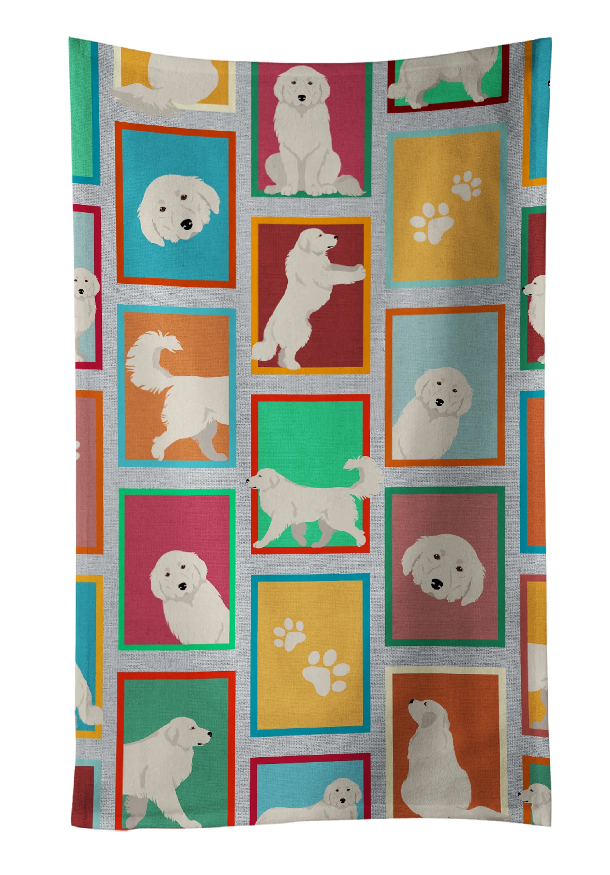 Lots of Dogs Kitchen Towel - Size: 25HX15W | Pack Of: 1 | Collection name: Lots of dogs