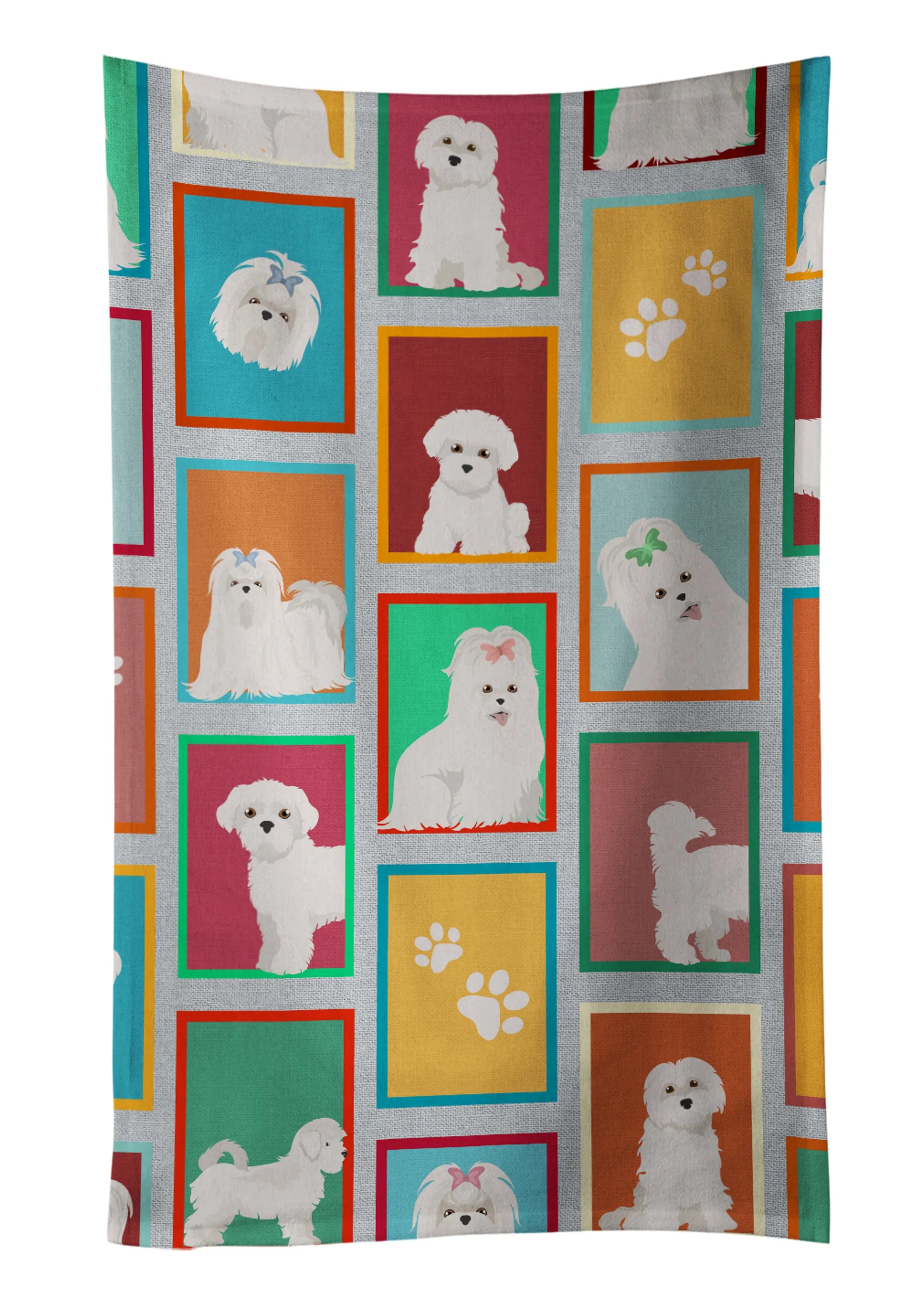 Lots of Dogs Kitchen Towel - Size: 25HX15W | Pack Of: 1 | Collection name: Lots of dogs