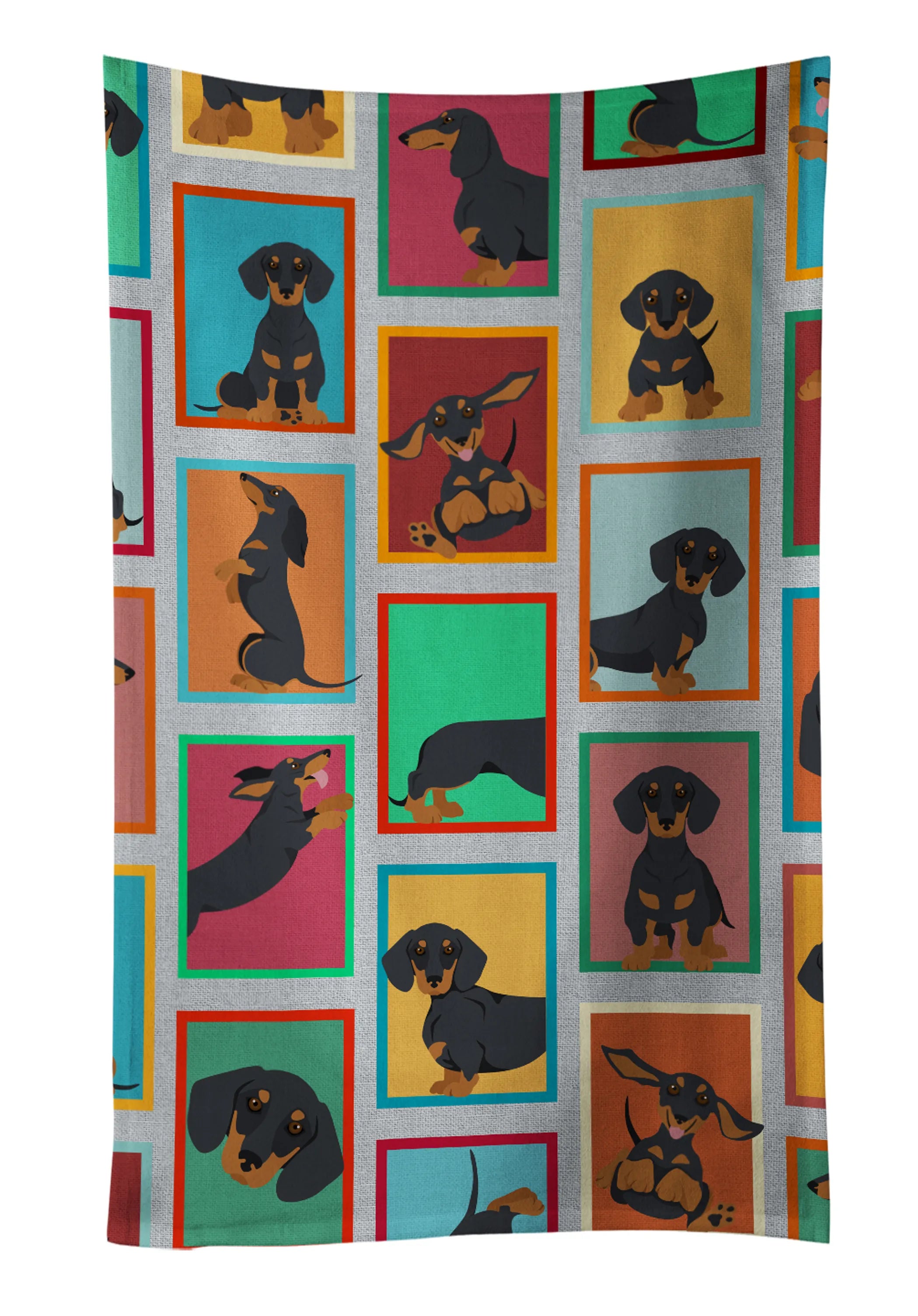 Lots of Dogs Kitchen Towel - Size: 25HX15W | Pack Of: 1 | Collection name: Lots of dogs
