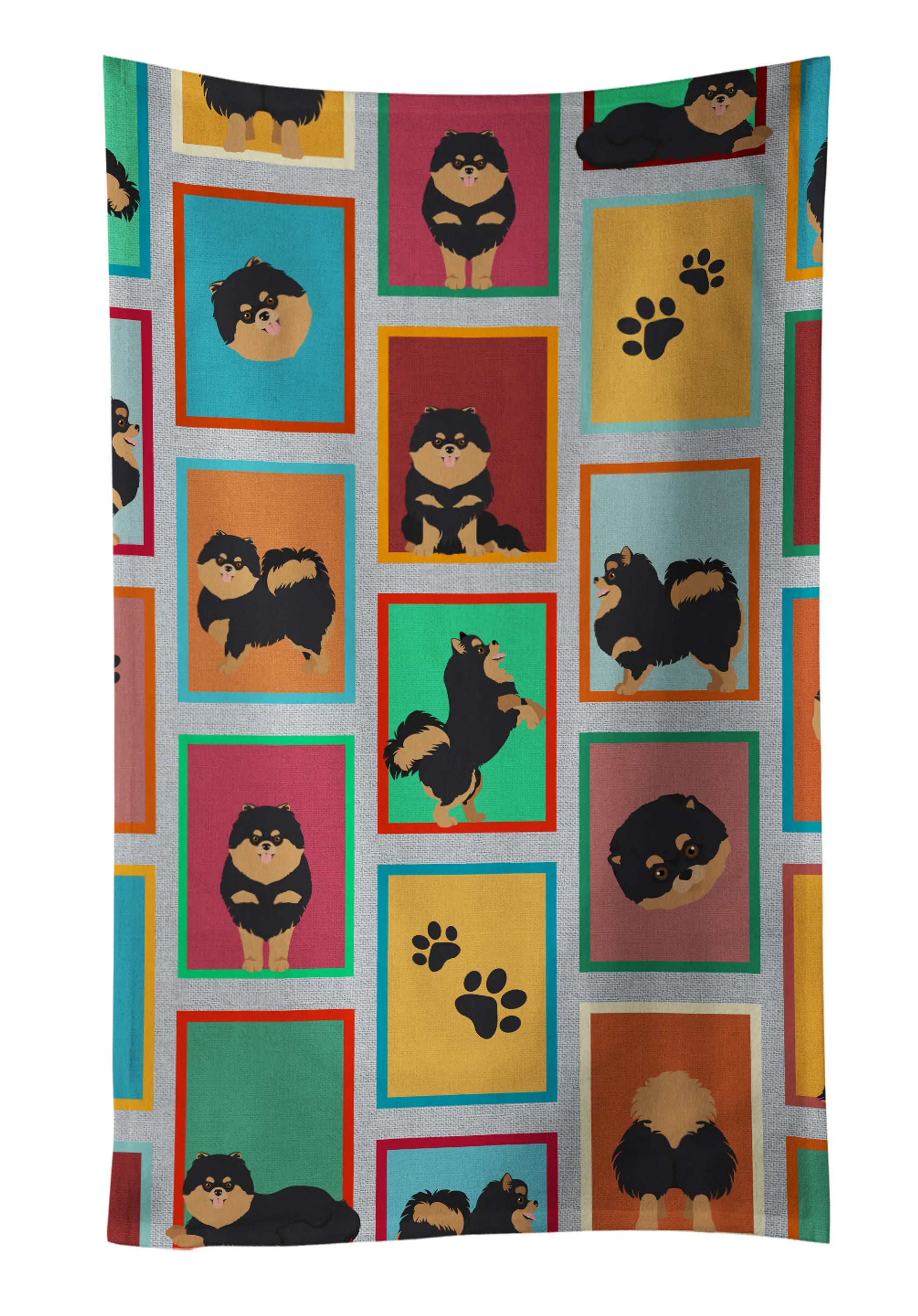Lots of Dogs Kitchen Towel - Size: 25HX15W | Pack Of: 1 | Collection name: Lots of dogs