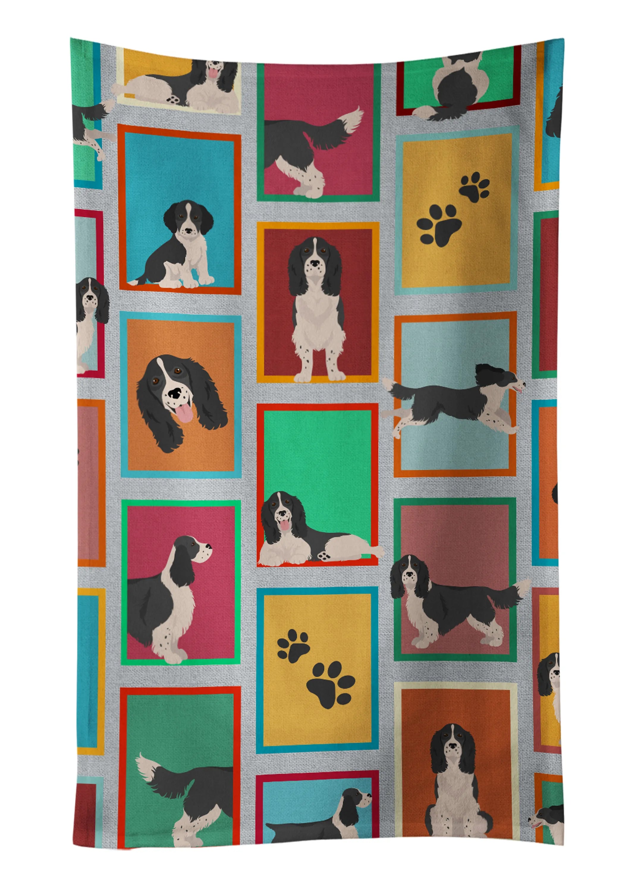 Lots of Dogs Kitchen Towel - Size: 25HX15W | Pack Of: 1 | Collection name: Lots of dogs