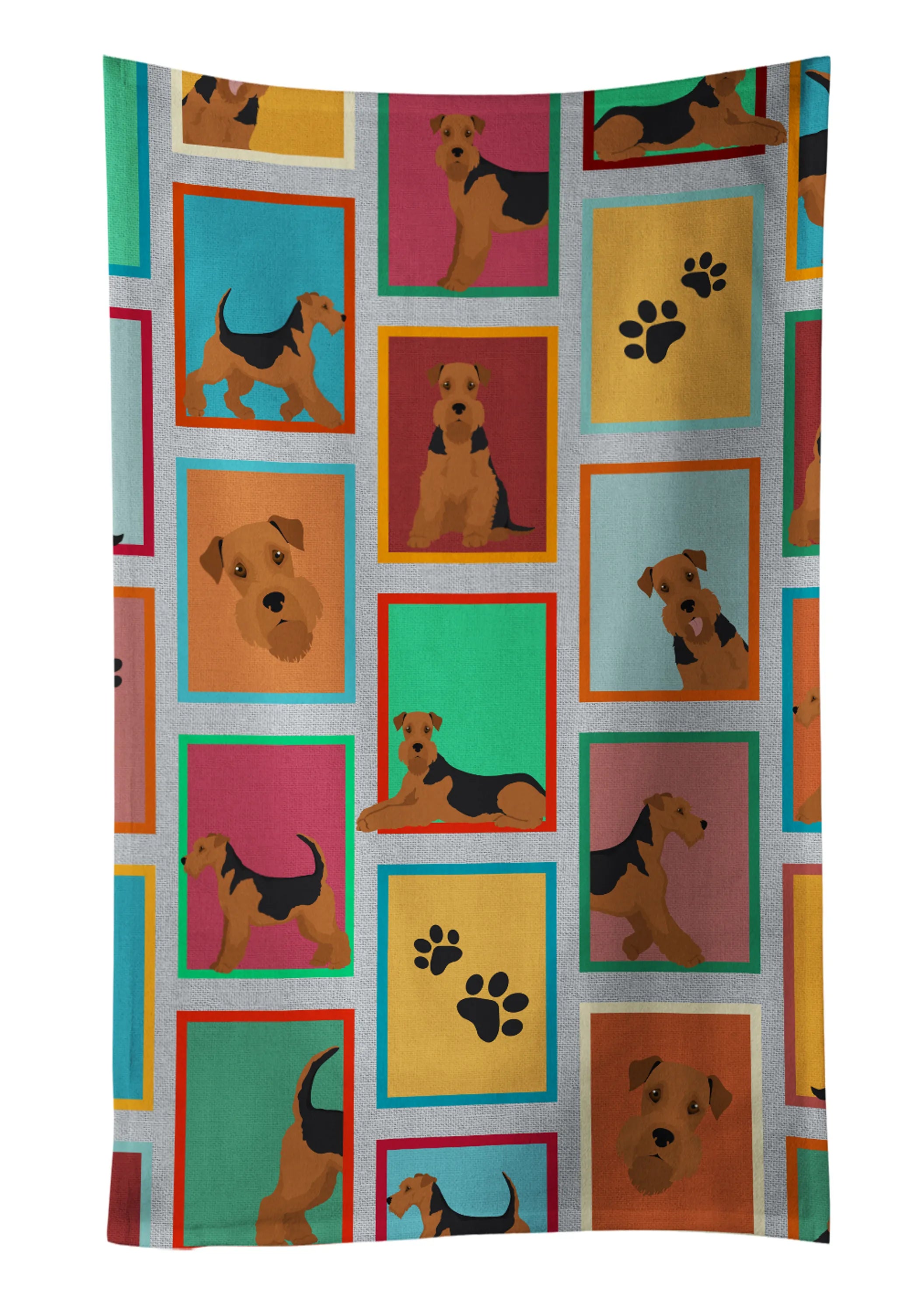 Lots of Dogs Kitchen Towel - Size: 25HX15W | Pack Of: 1 | Collection name: Lots of dogs