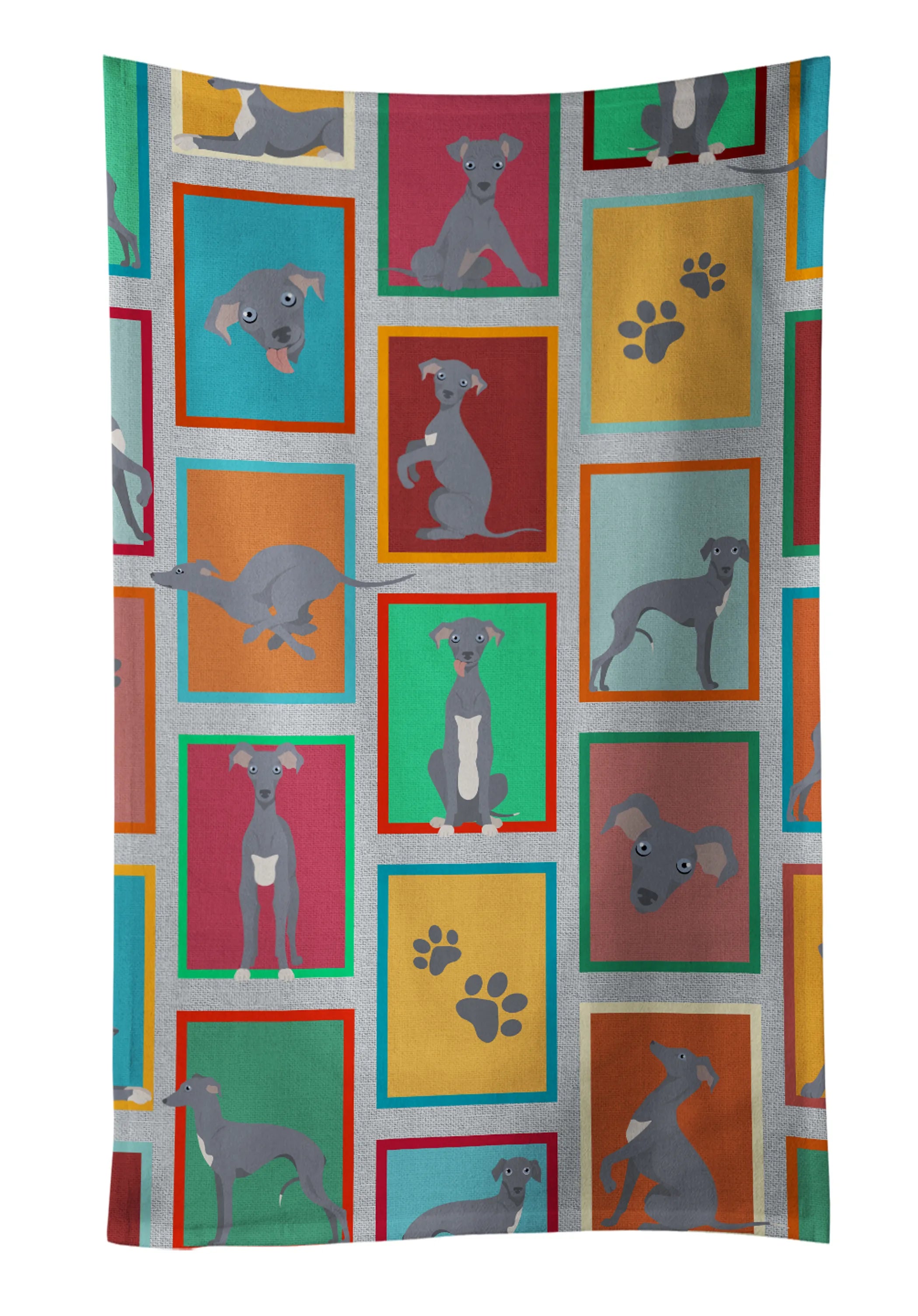 Lots of Dogs Kitchen Towel - Size: 25HX15W | Pack Of: 1 | Collection name: Lots of dogs