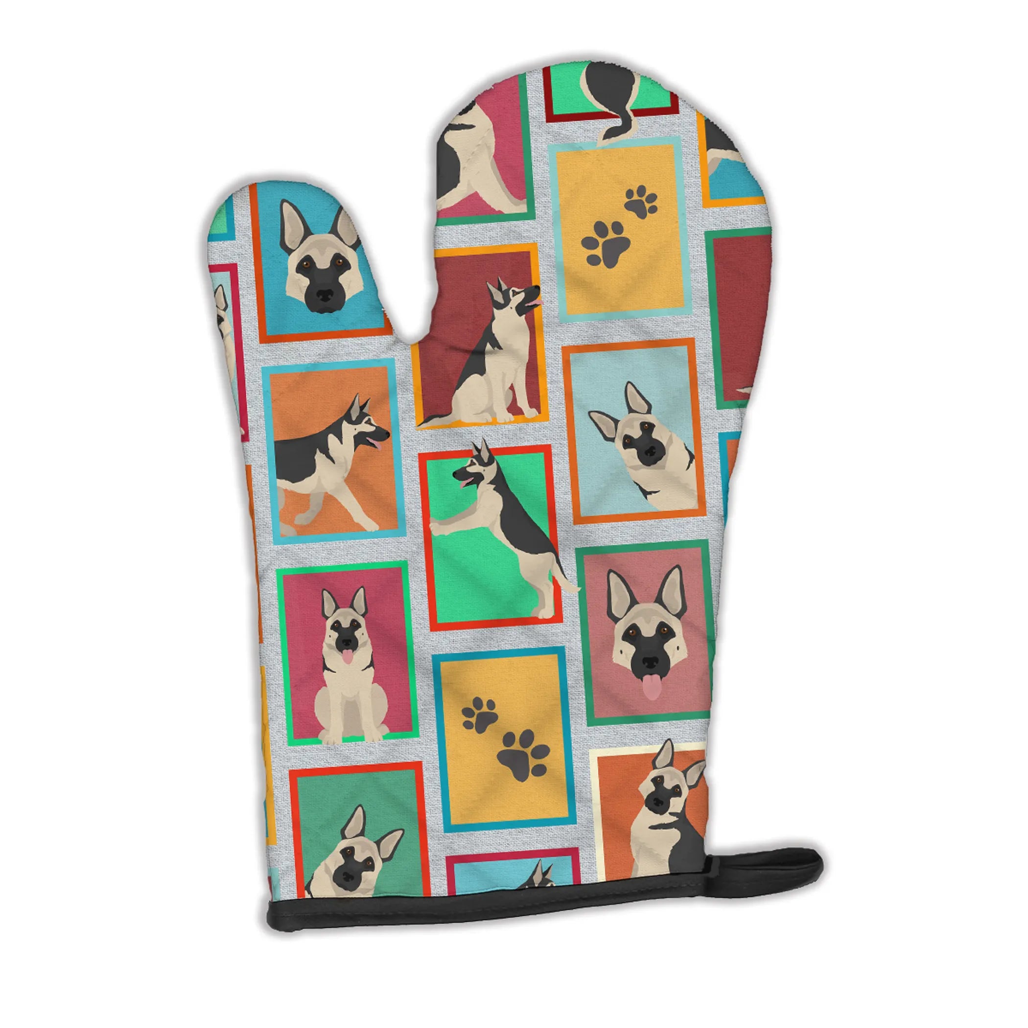 Lots of Dogs Oven Mitt - Size: 12HX8.5W | Pack Of: 1 | Collection name: Lots of dogs