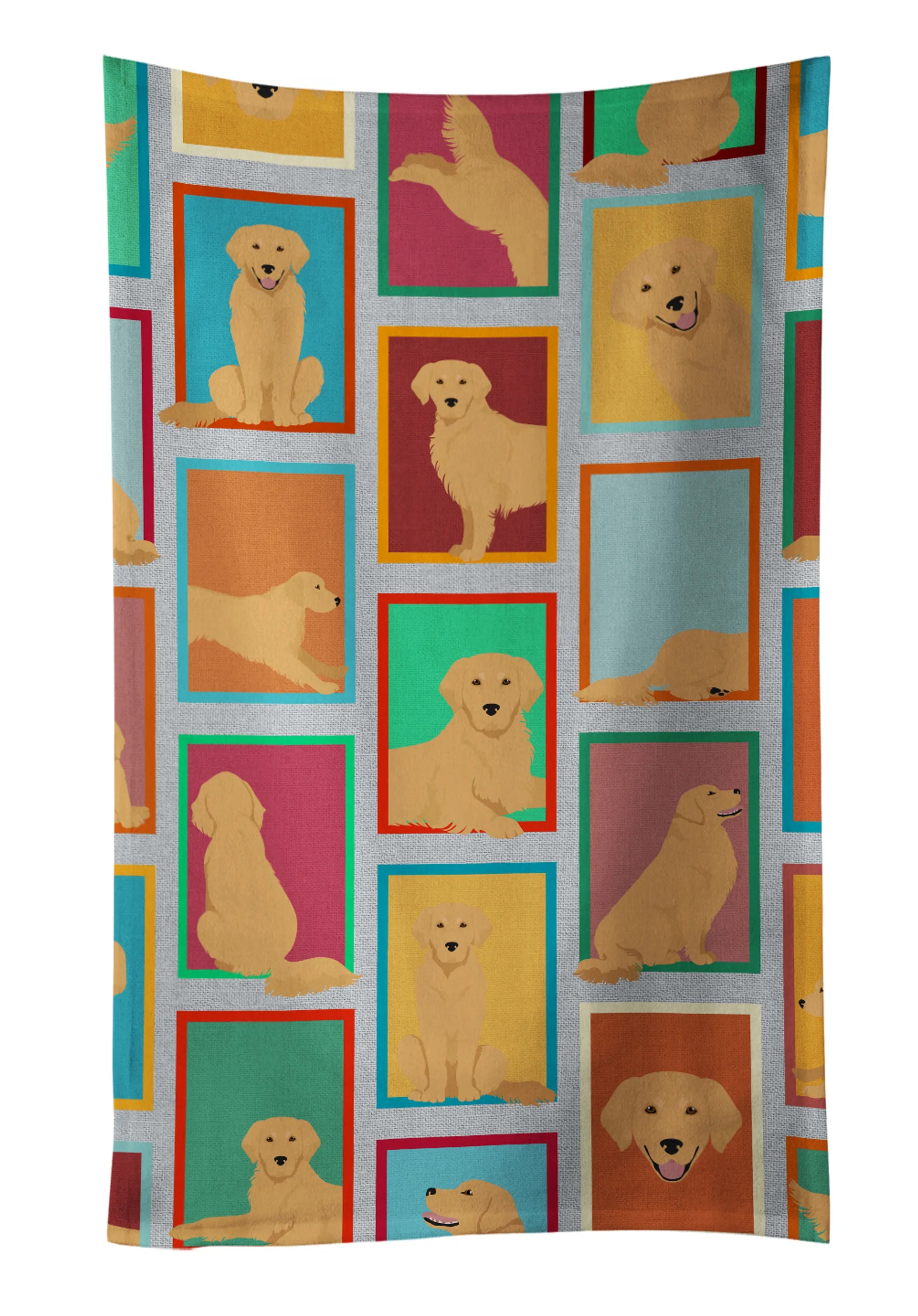 Lots of Dogs Kitchen Towel - Size: 25HX15W | Pack Of: 1 | Collection name: Lots of dogs