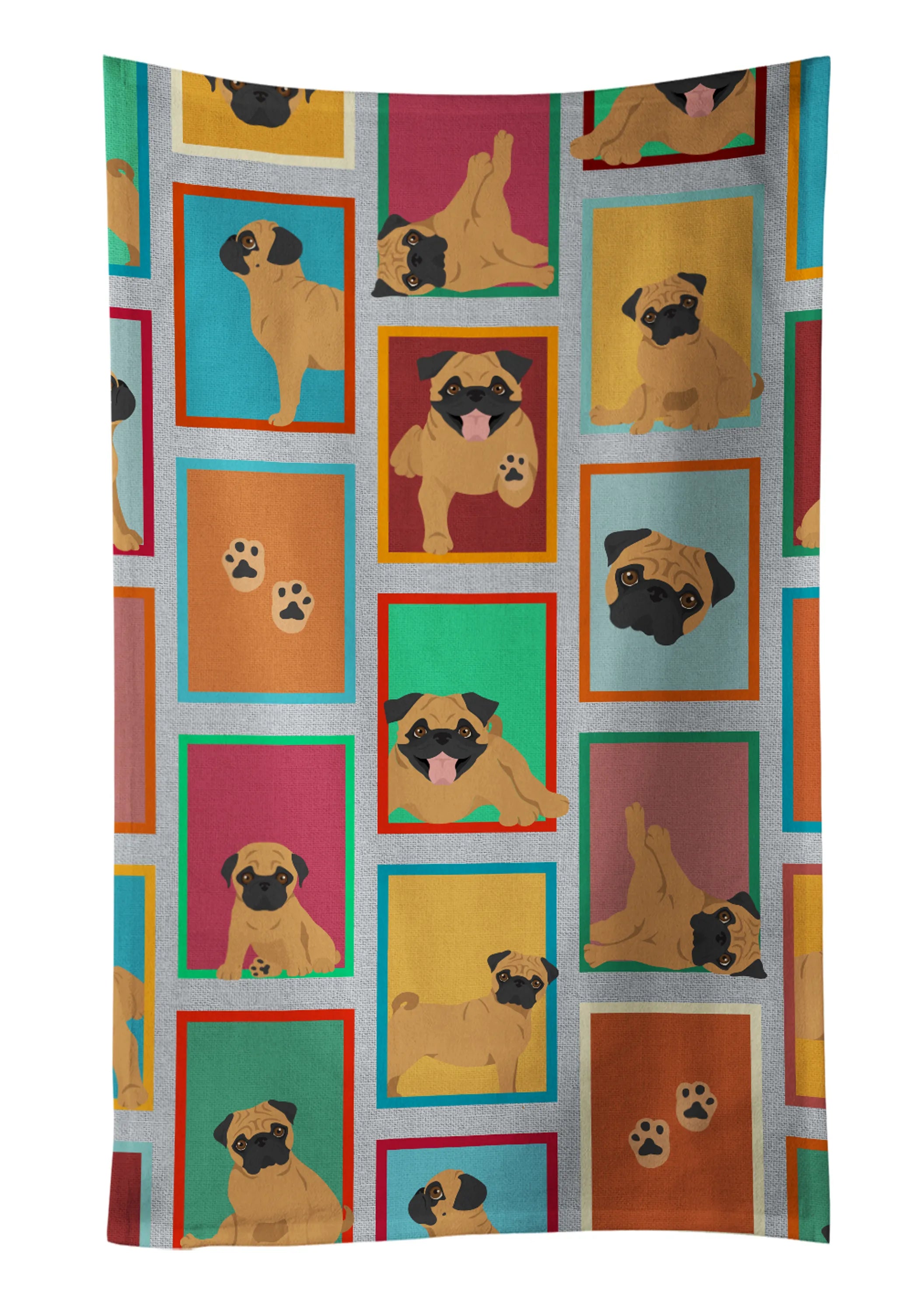 Lots of Dogs Kitchen Towel - Size: 25HX15W | Pack Of: 1 | Collection name: Lots of dogs