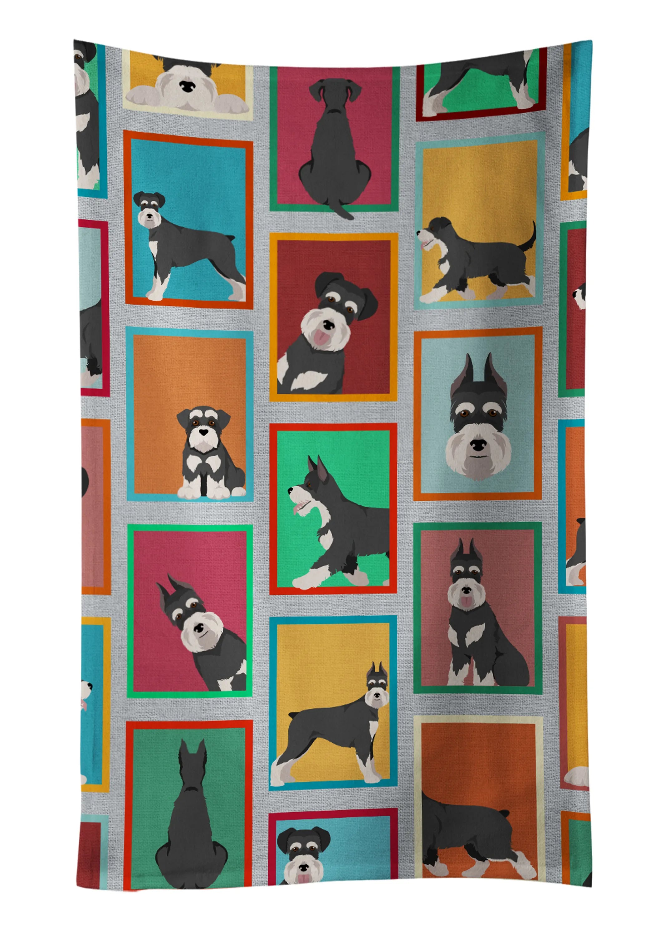 Lots of Dogs Kitchen Towel - Size: 25HX15W | Pack Of: 1 | Collection name: Lots of dogs