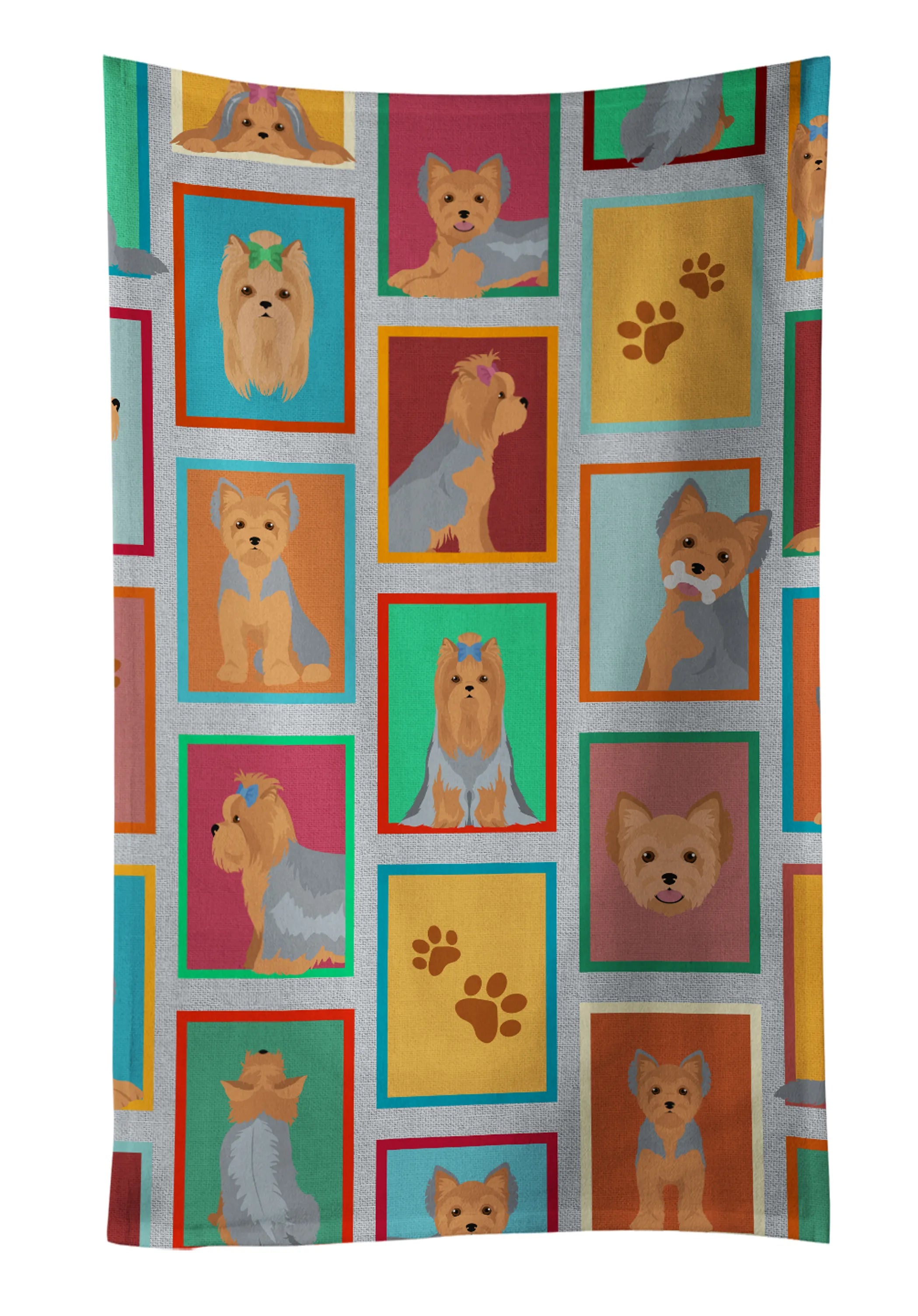 Lots of Dogs Kitchen Towel - Size: 25HX15W | Pack Of: 1 | Collection name: Lots of dogs