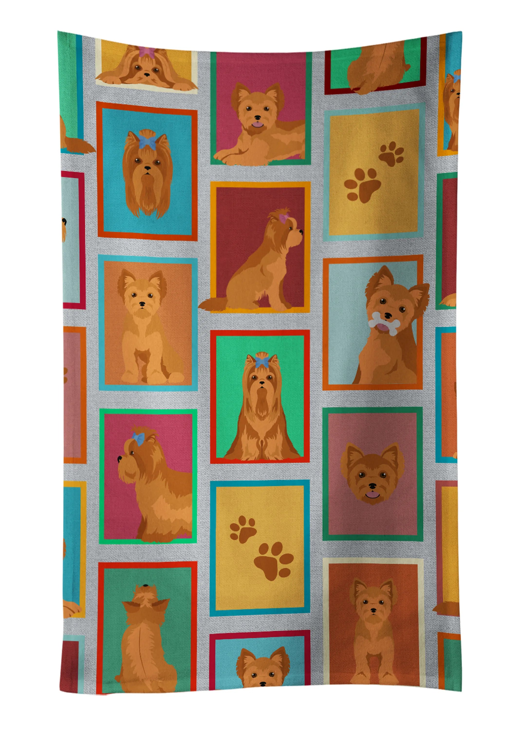 Lots of Dogs Kitchen Towel - Size: 25HX15W | Pack Of: 1 | Collection name: Lots of dogs