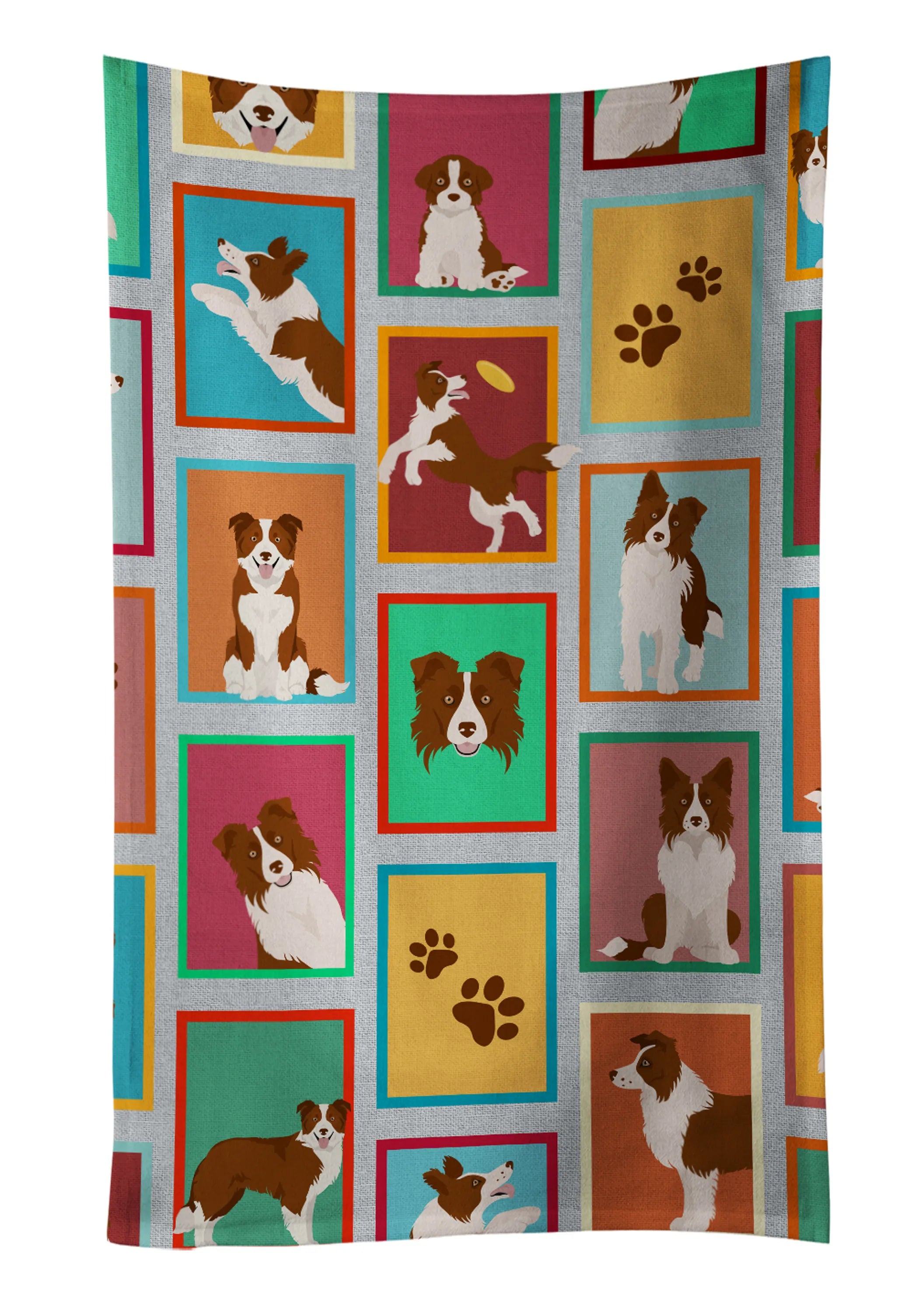 Lots of Dogs Kitchen Towel - Size: 25HX15W | Pack Of: 1 | Collection name: Lots of dogs