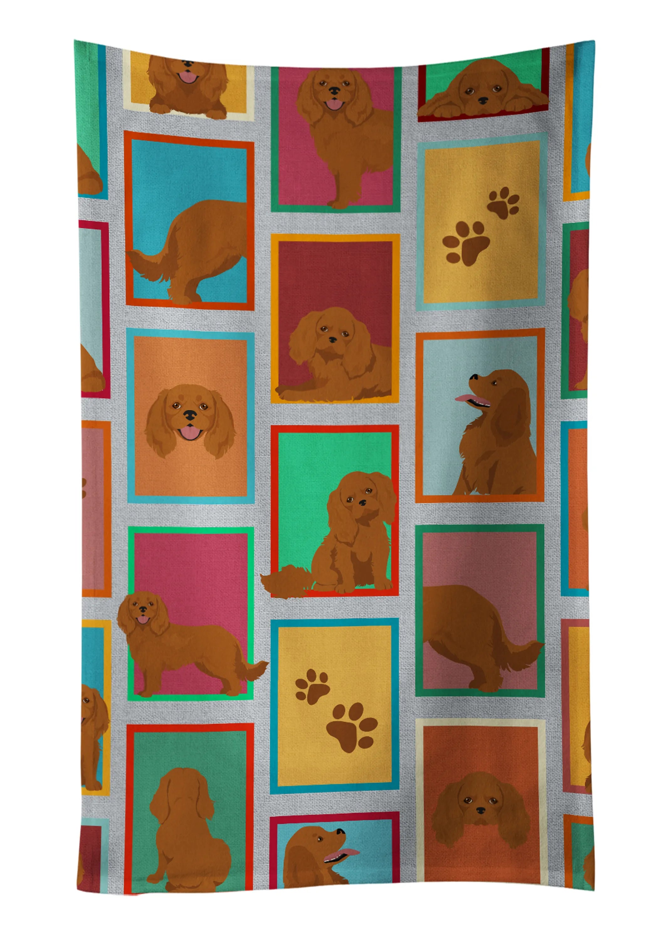 Lots of Dogs Kitchen Towel - Size: 25HX15W | Pack Of: 1 | Collection name: Lots of dogs