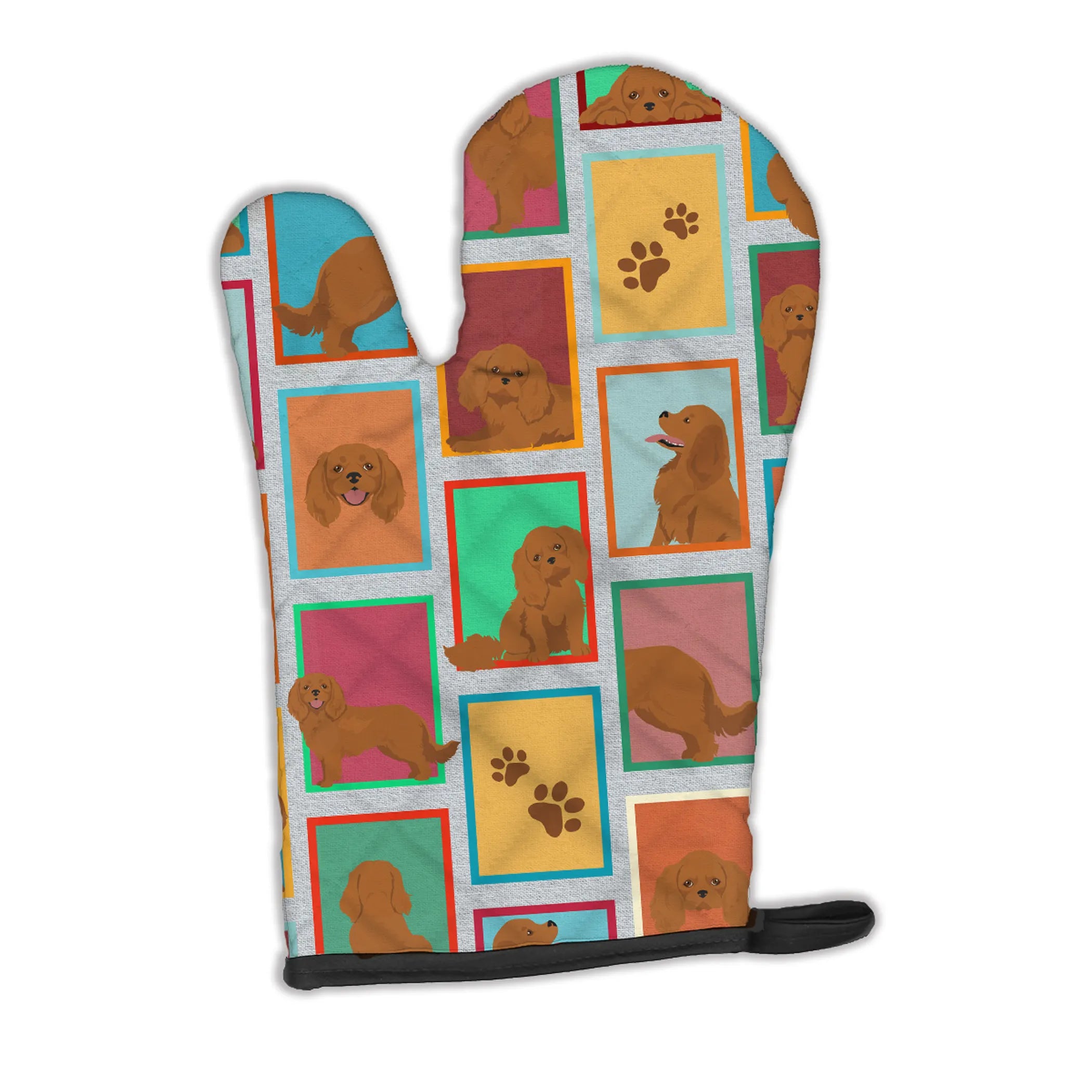 Lots of Dogs Oven Mitt - Size: 12HX8.5W | Pack Of: 1 | Collection name: Lots of dogs