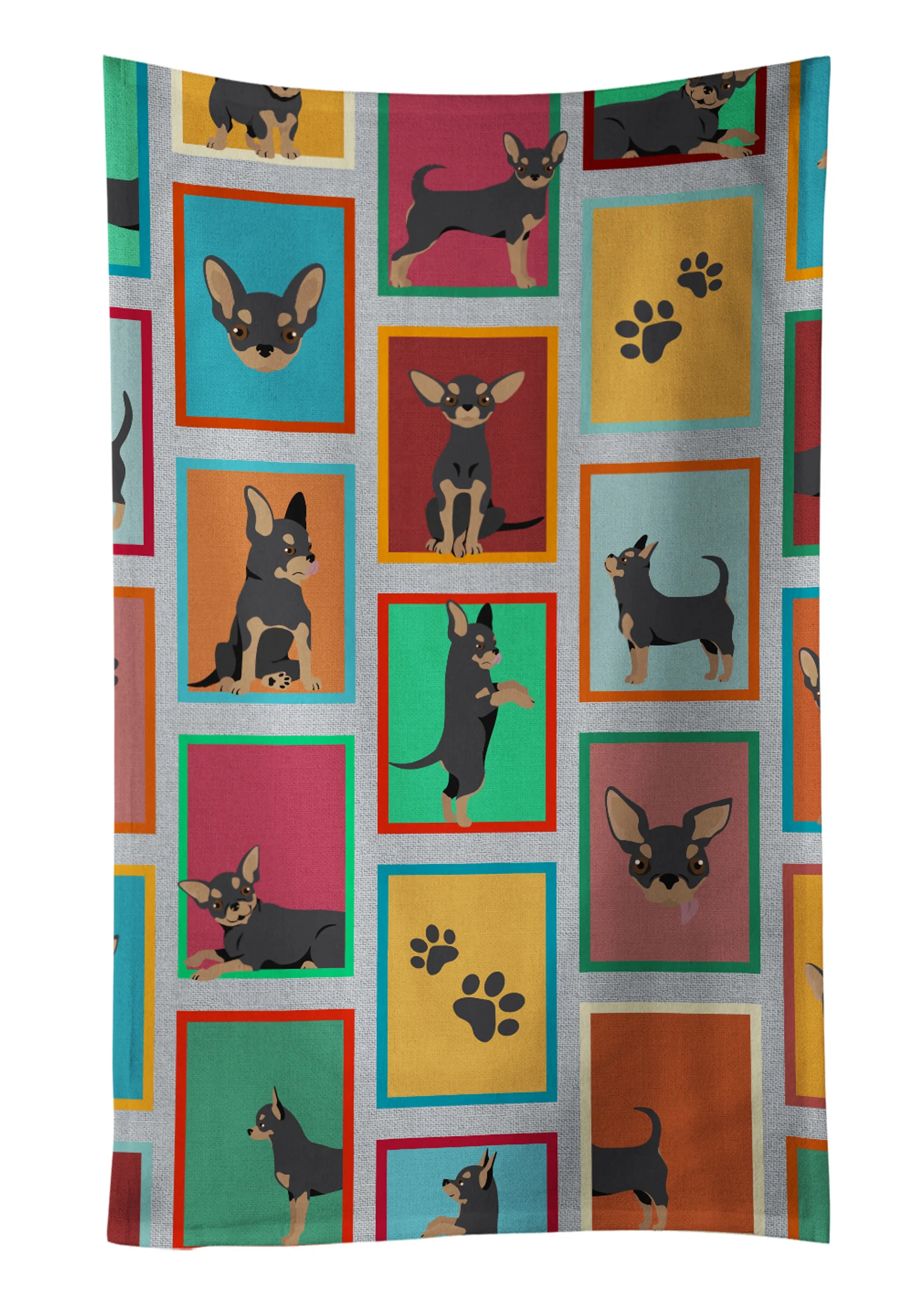 Lots of Dogs Kitchen Towel - Size: 25HX15W | Pack Of: 1 | Collection name: Lots of dogs