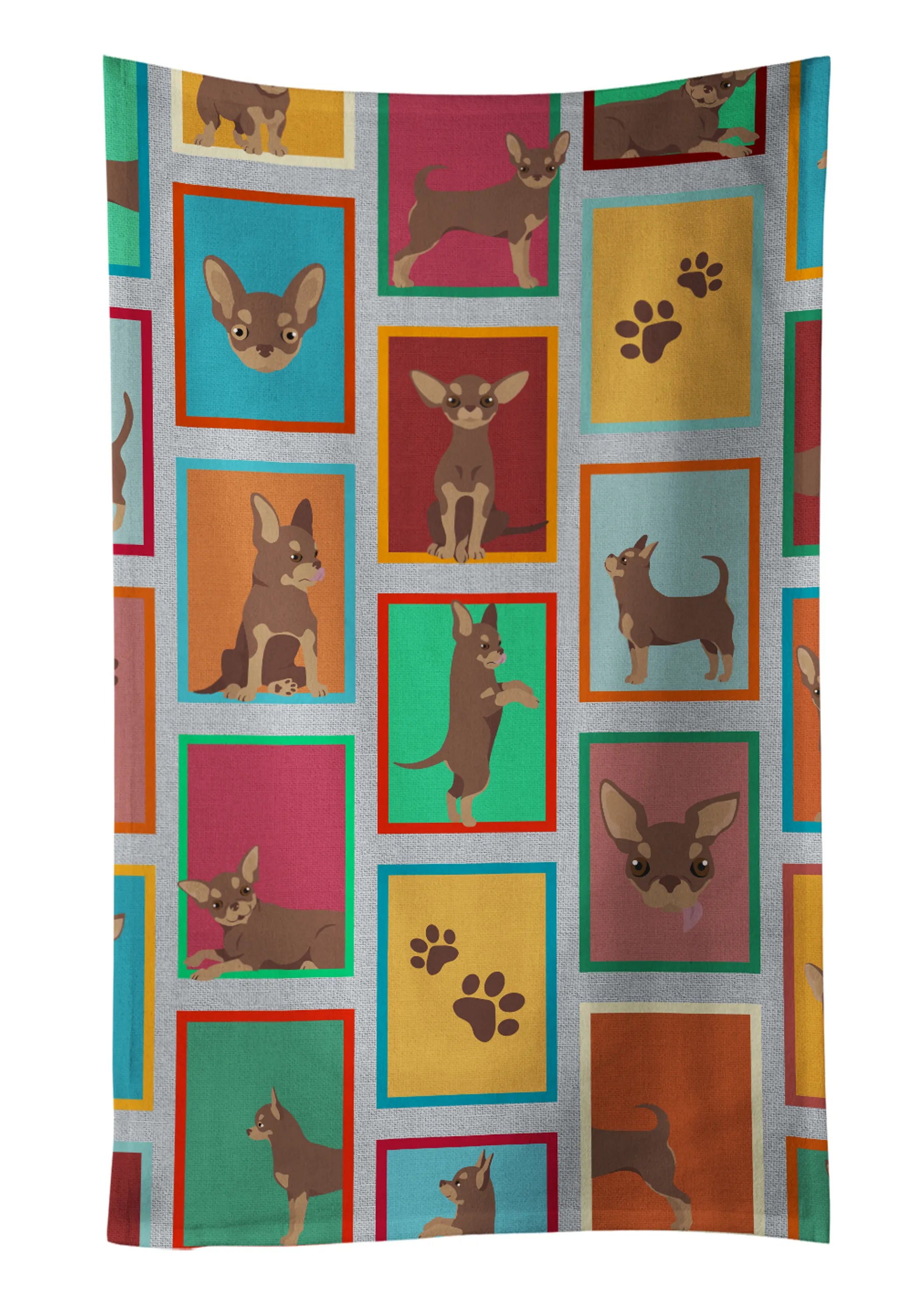 Lots of Dogs Kitchen Towel - Size: 25HX15W | Pack Of: 1 | Collection name: Lots of dogs