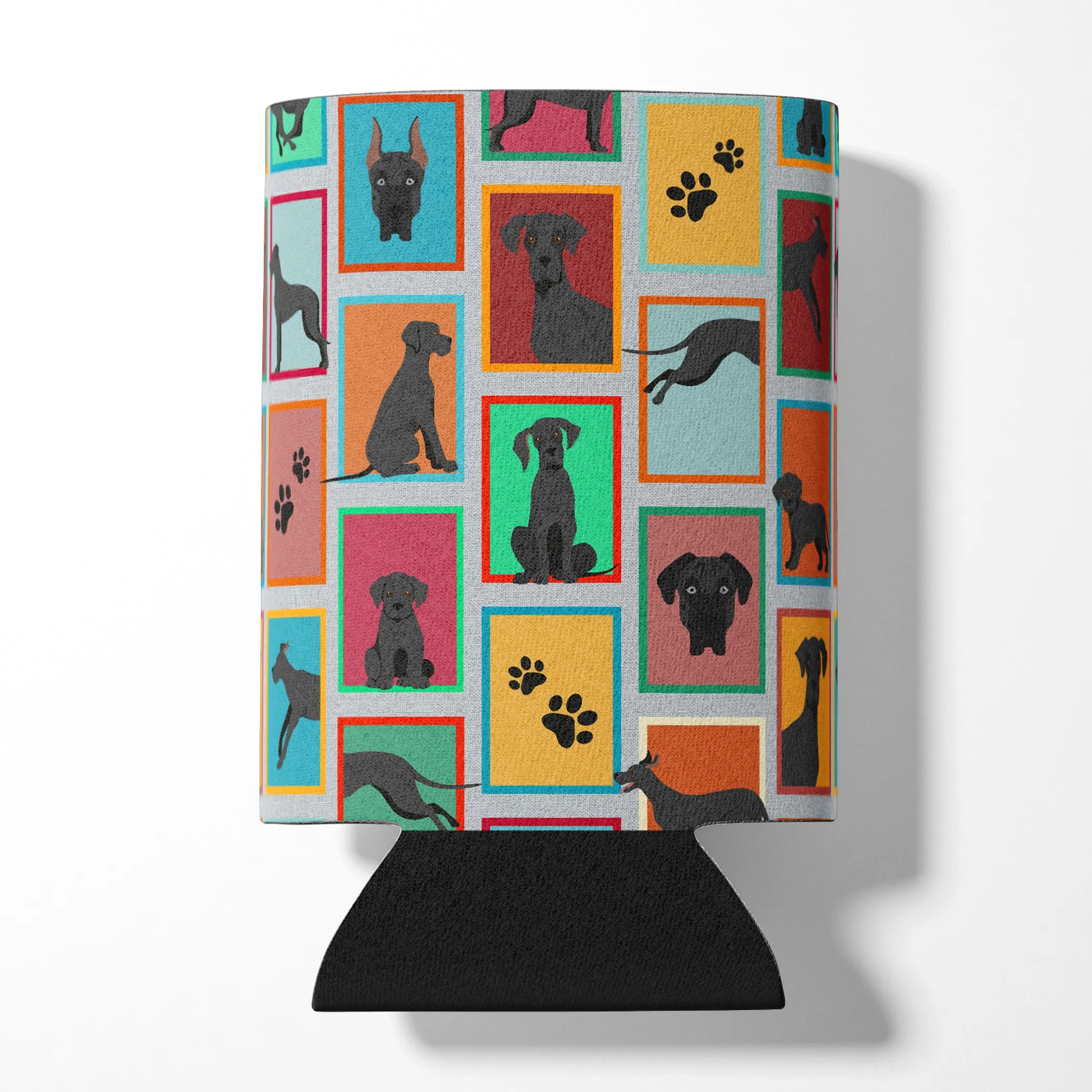 Lots of Dogs Can or Bottle Hugger - Size: CAN HUGGER | Pack Of: 1 | Collection name: Lots of dogs