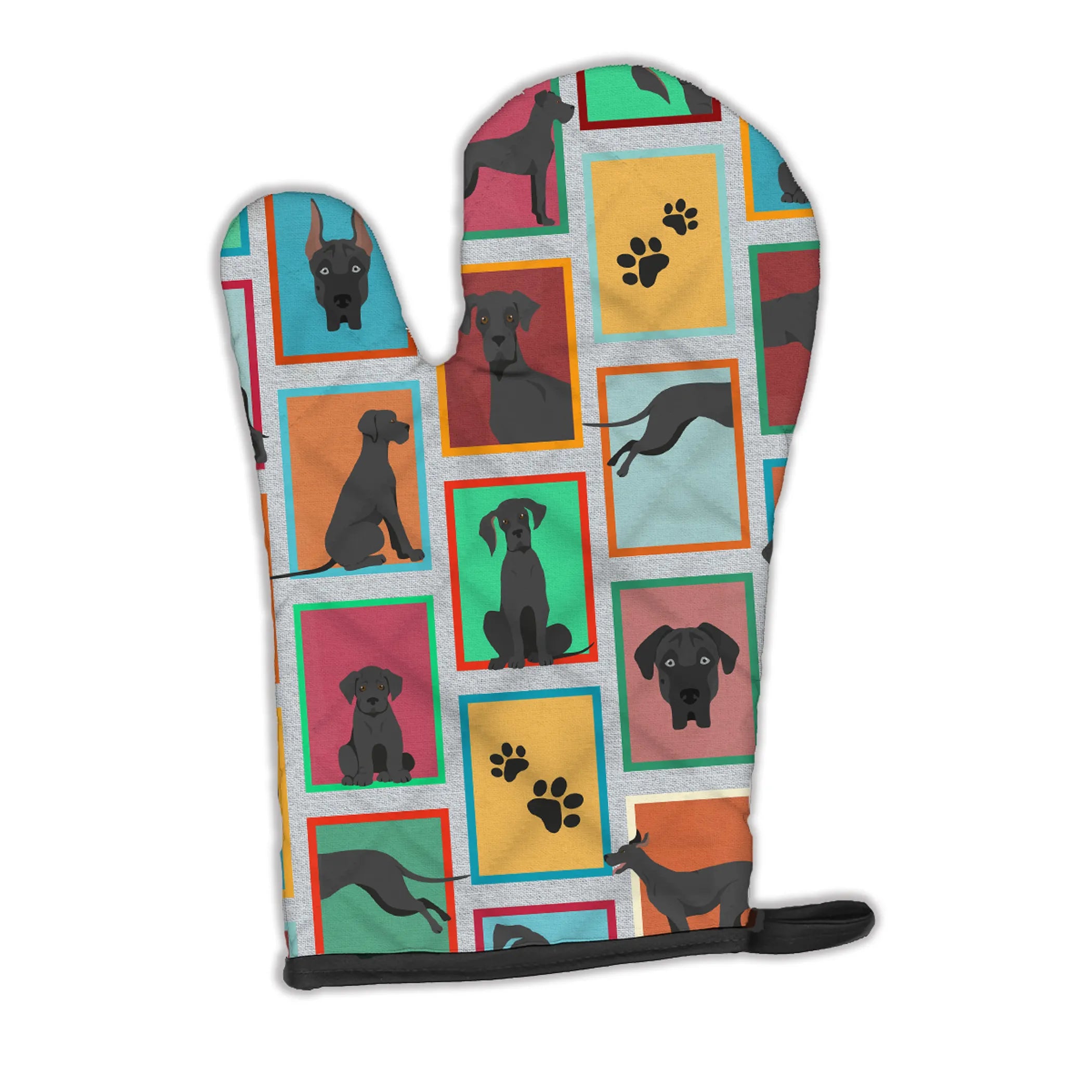 Lots of Dogs Oven Mitt - Size: 12HX8.5W | Pack Of: 1 | Collection name: Lots of dogs