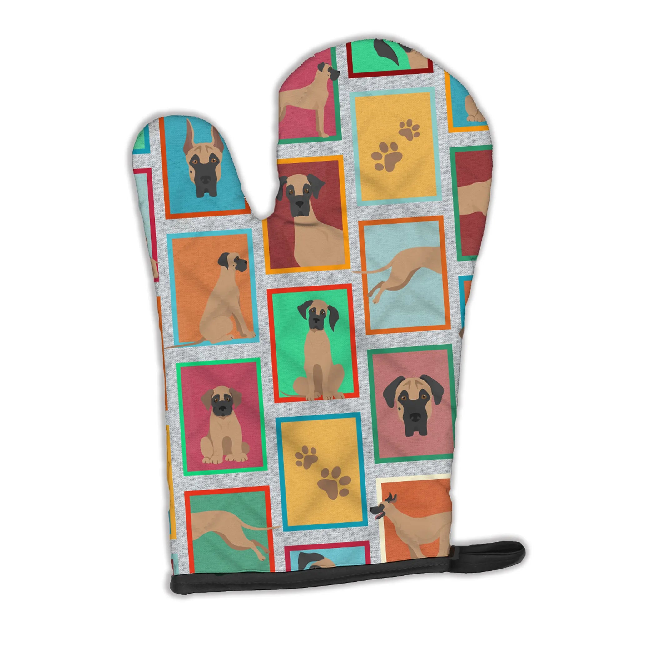 Lots of Dogs Oven Mitt - Size: 12HX8.5W | Pack Of: 1 | Collection name: Lots of dogs