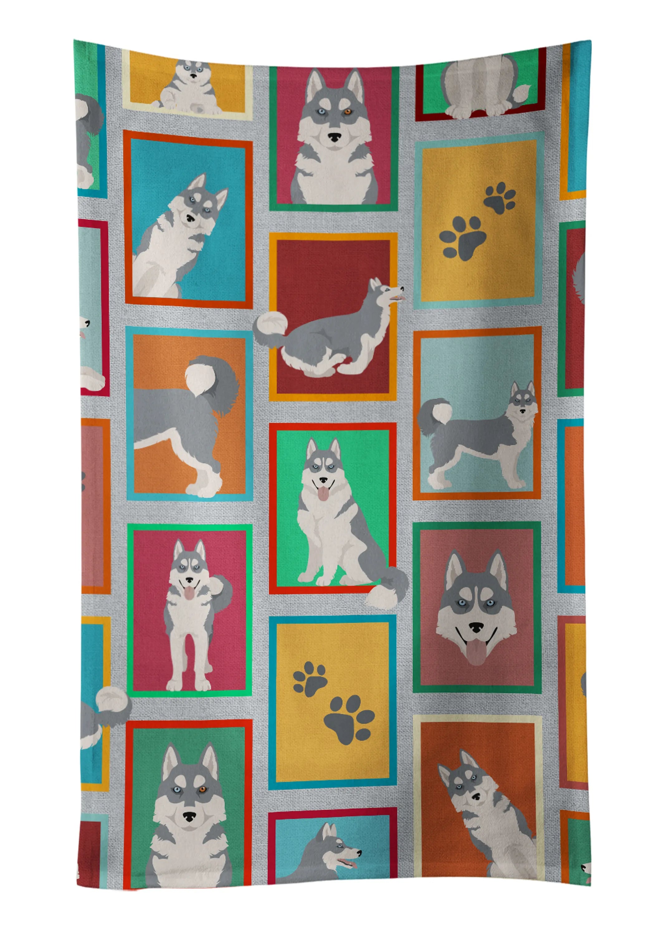 Lots of Dogs Kitchen Towel - Size: 25HX15W | Pack Of: 1 | Collection name: Lots of dogs