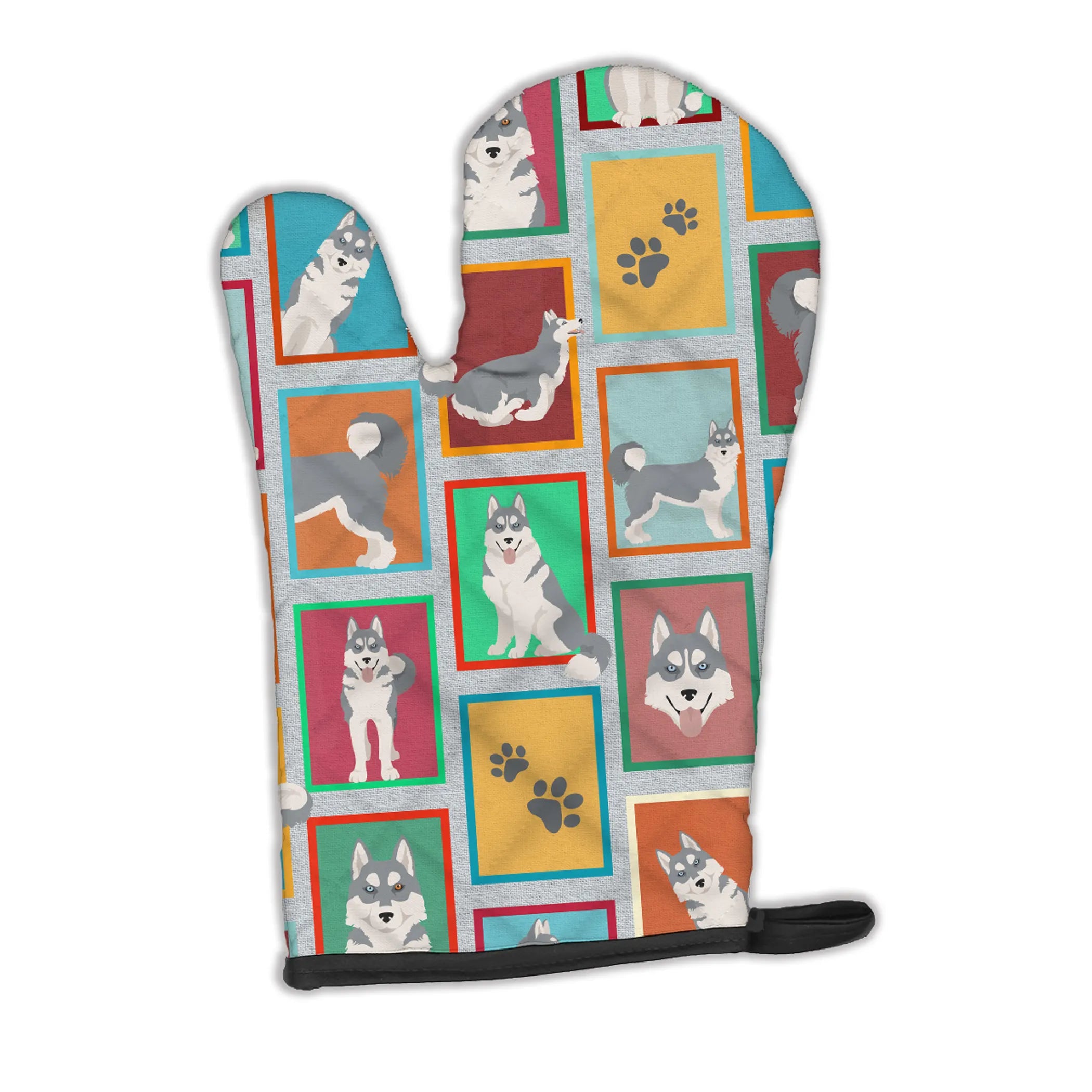 Lots of Dogs Oven Mitt - Size: 12HX8.5W | Pack Of: 1 | Collection name: Lots of dogs