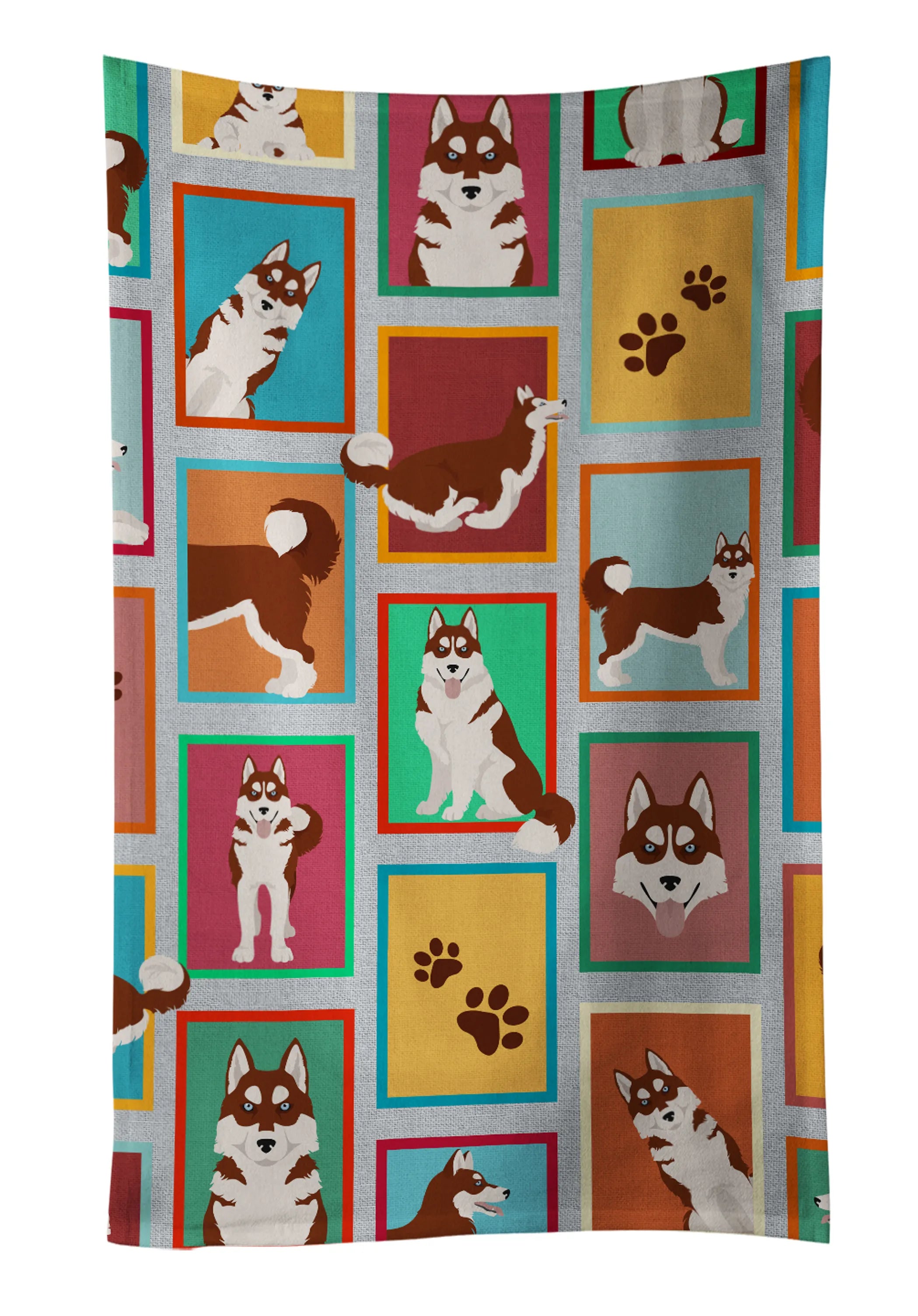 Lots of Dogs Kitchen Towel - Size: 25HX15W | Pack Of: 1 | Collection name: Lots of dogs