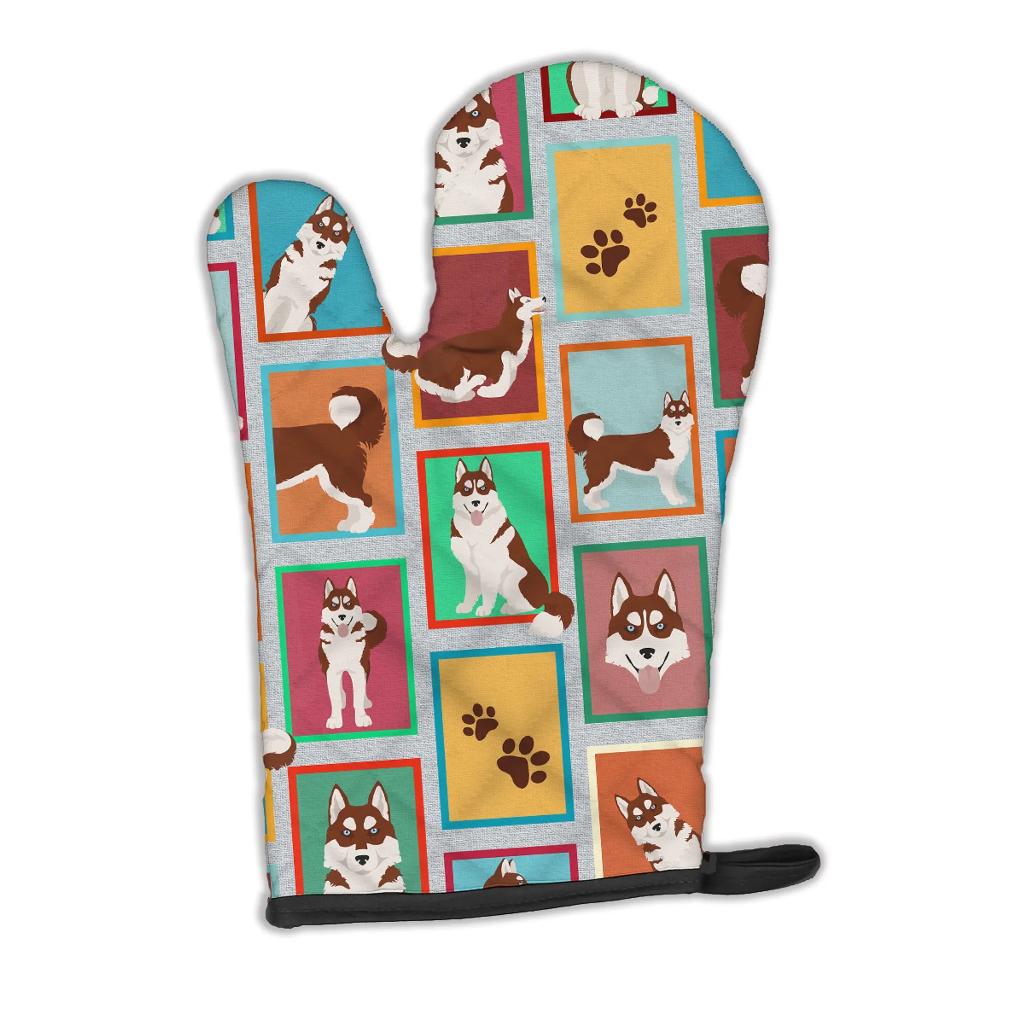 Lots of Dogs Oven Mitt - Size: 12HX8.5W | Pack Of: 1 | Collection name: Lots of dogs